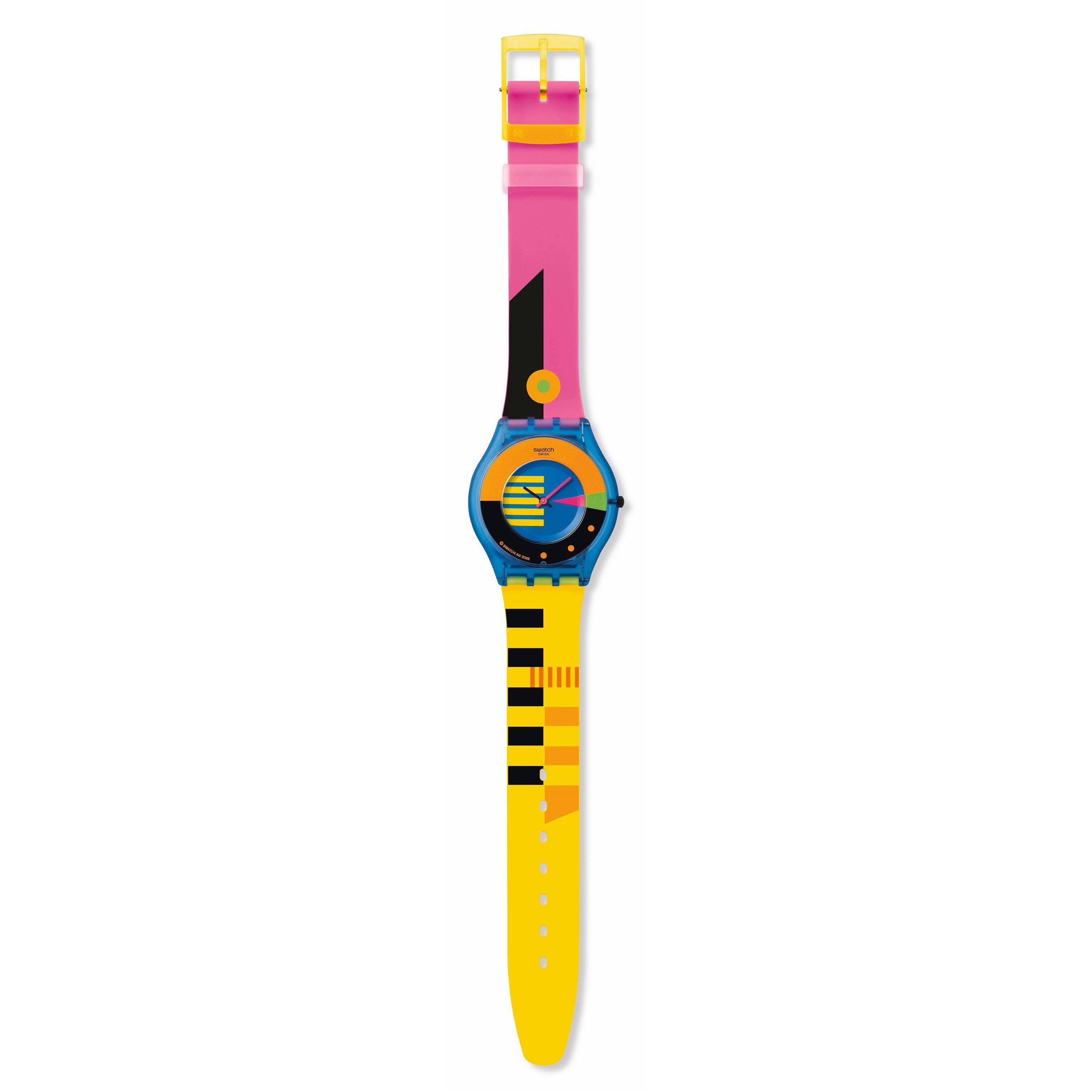 Multi - Swatch - Unisex Adults Flumotions 62 Analogue Quartz Watch - 4