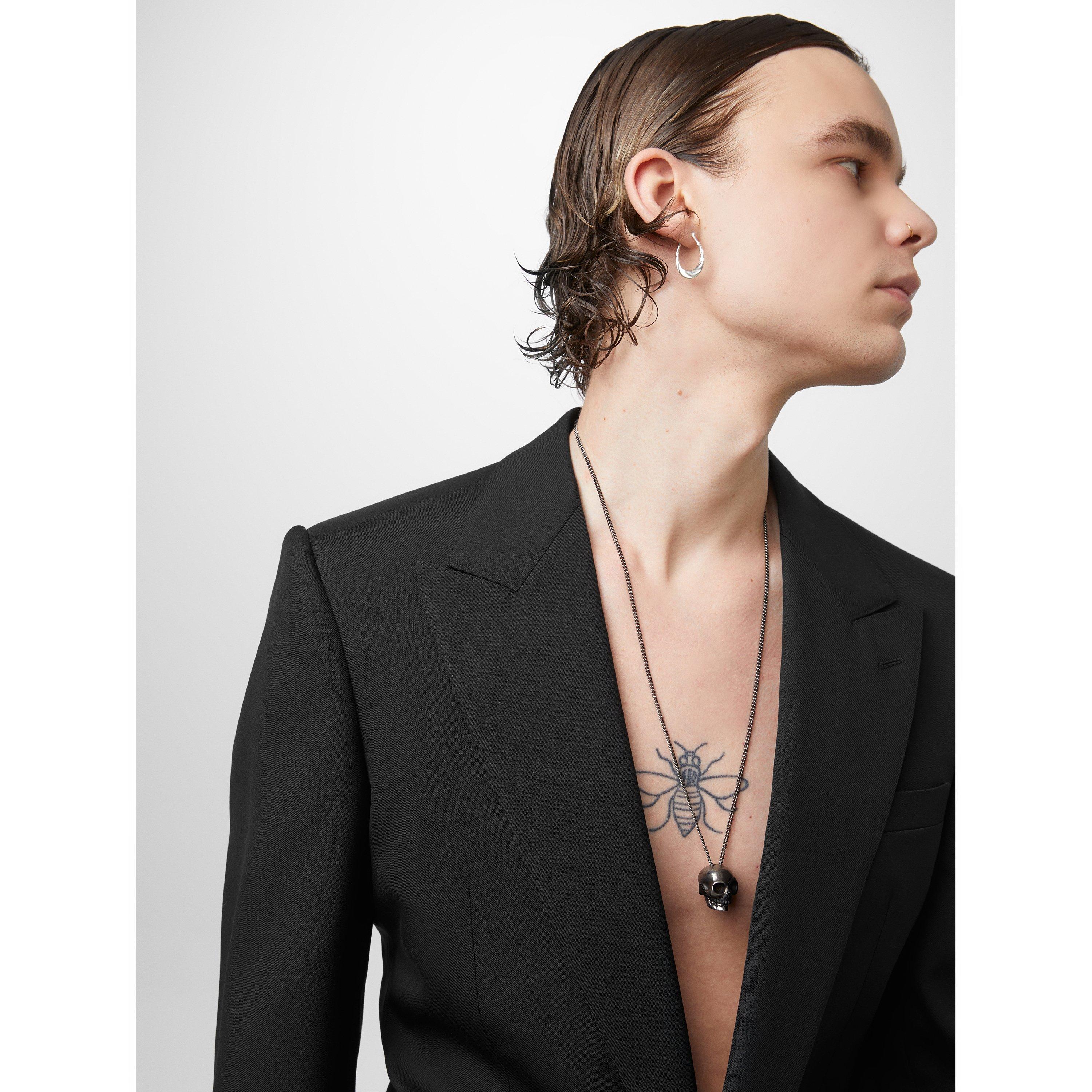 Silver 1027 - Alexander McQueen - Skull Pendant Necklace - 2