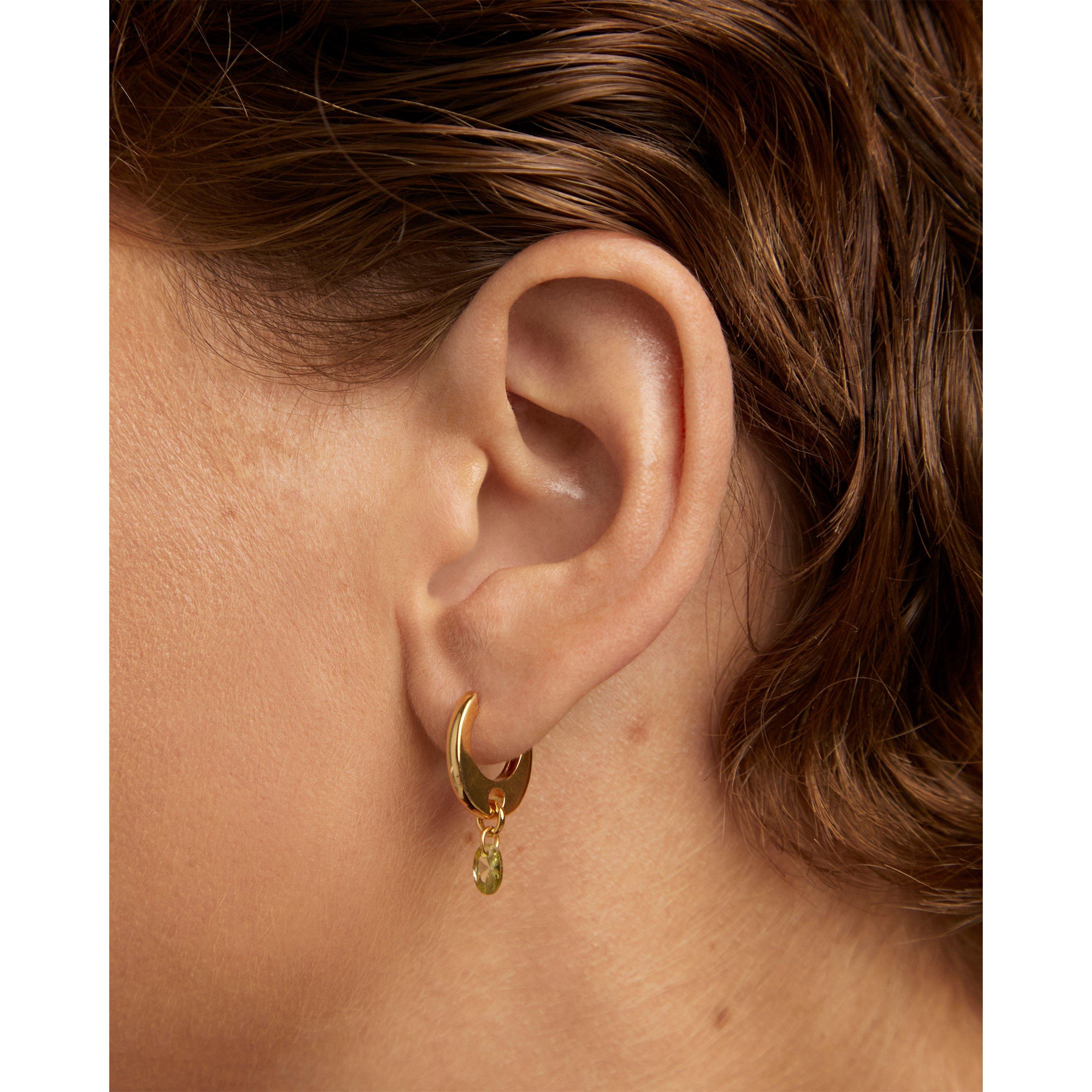 Gold - PDPAOLA - PDPAOLA Lily Hoop Earrings - 2