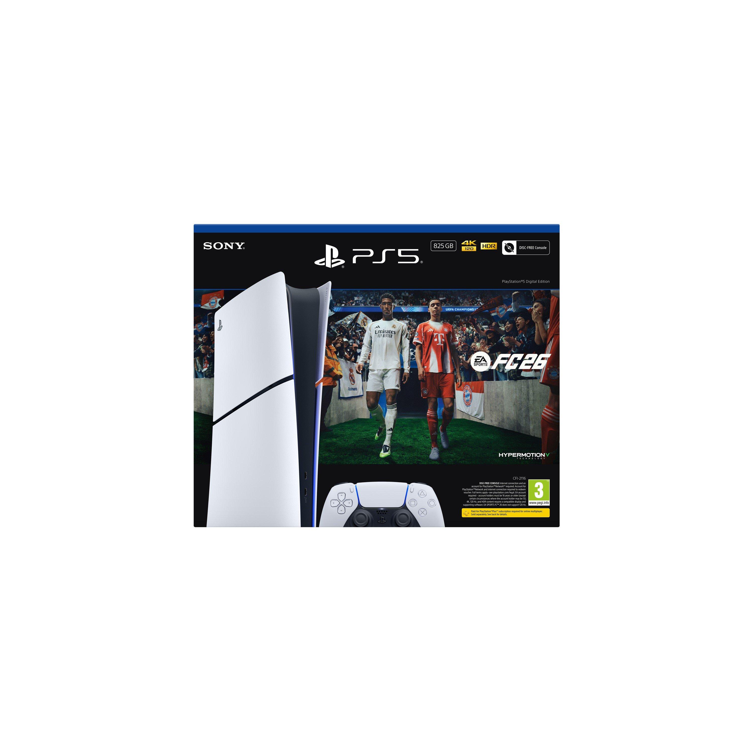 PlayStation 5 - PlayStation - PS5 PlayStation 5 Digital Edition 825GB EA SPORTS FC 26 Bundle - 1