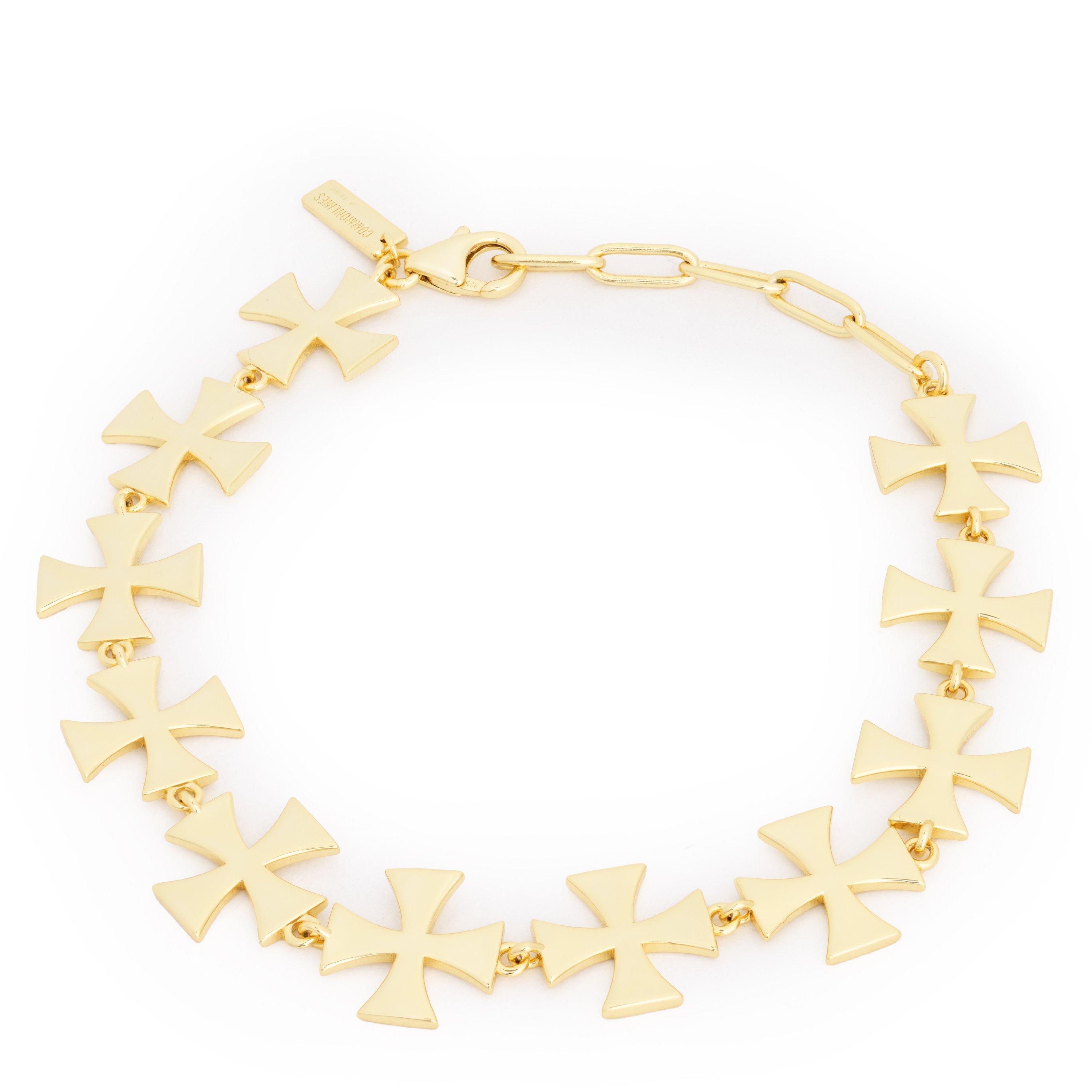 Common Lines Men's Crusade Bracelet - Gold