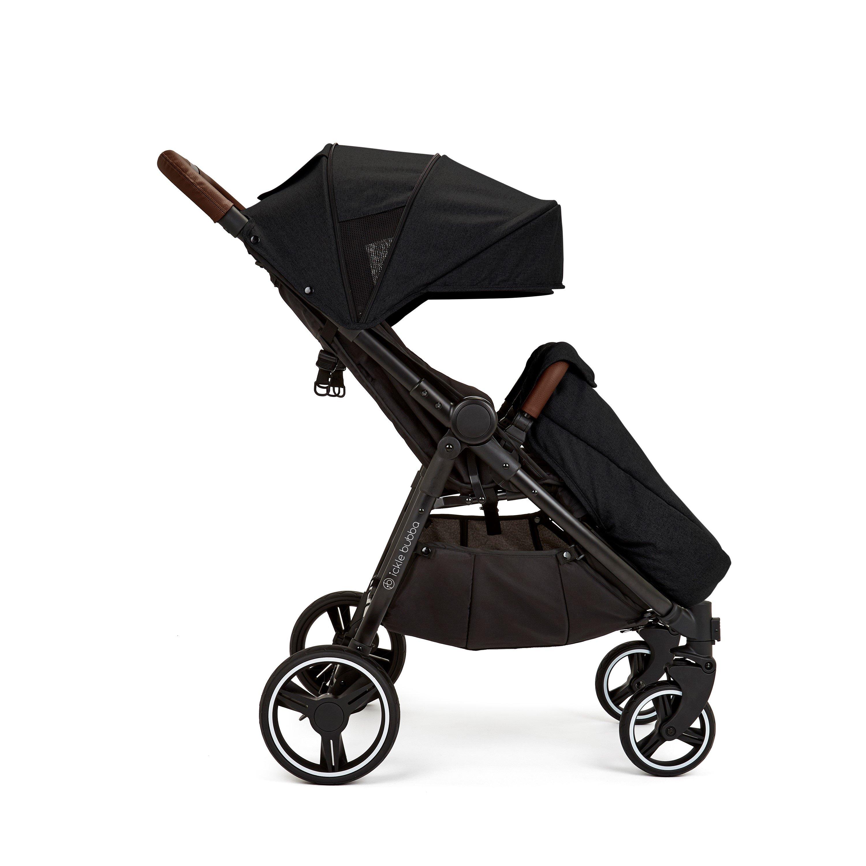 Black/Tan - Ickle Bubba - Venus Double Stroller - Prime - 6