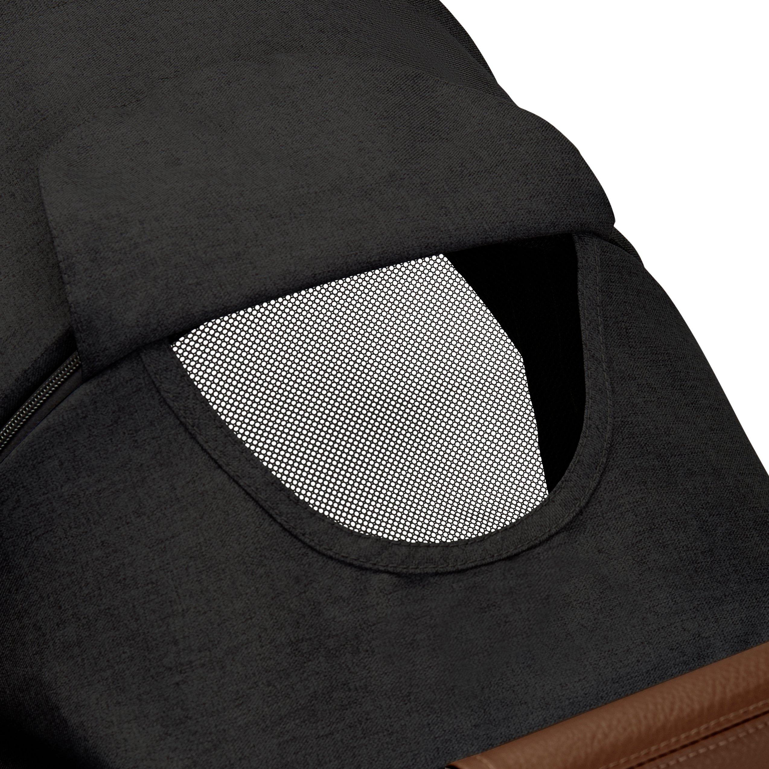 Black/Tan - Ickle Bubba - Venus Double Stroller - 2