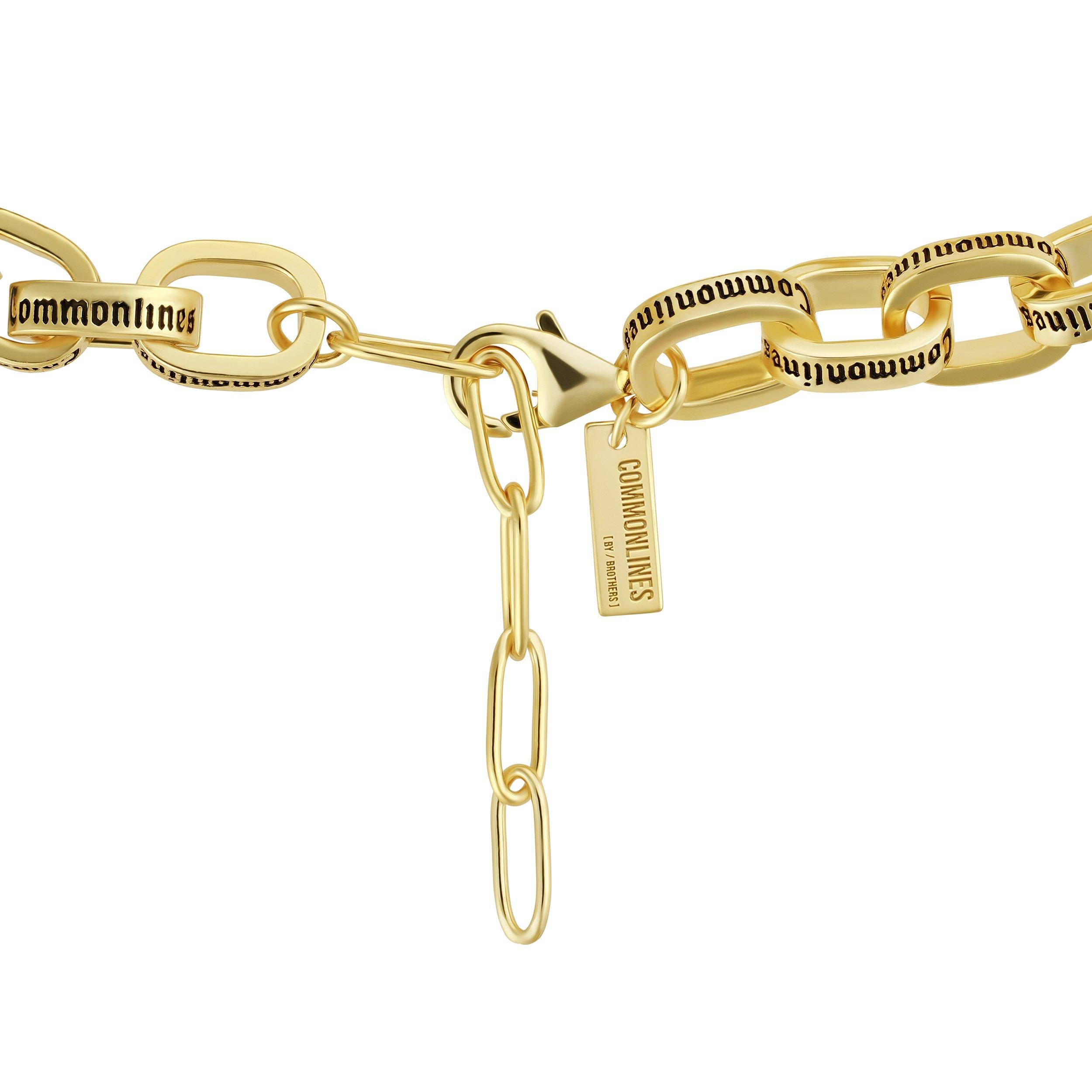 Gold - Common Lines - Outlaw Link Bracelet - 2