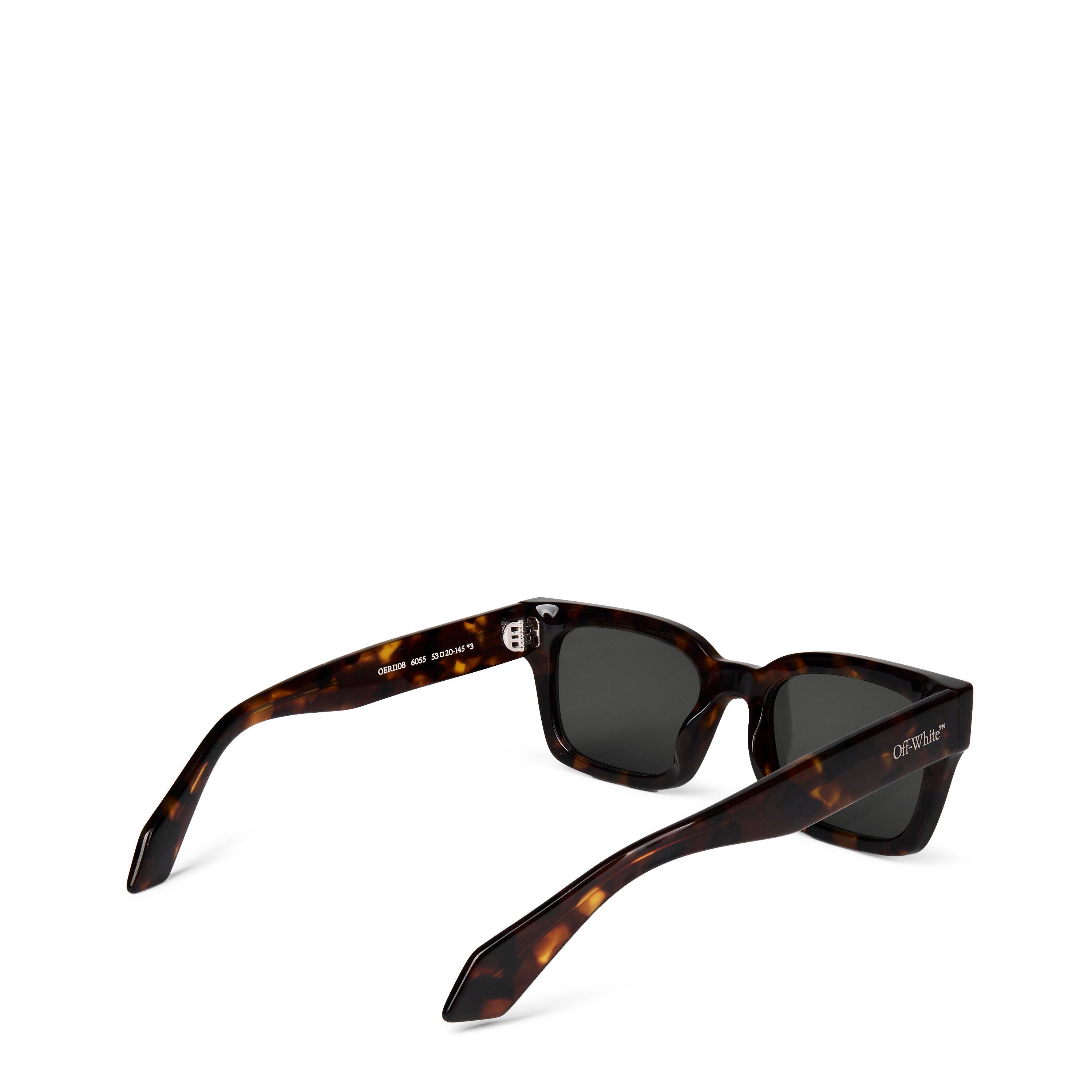 6055 Havana - Off White - Midland 53 Architectural Square Sunglasses - 3