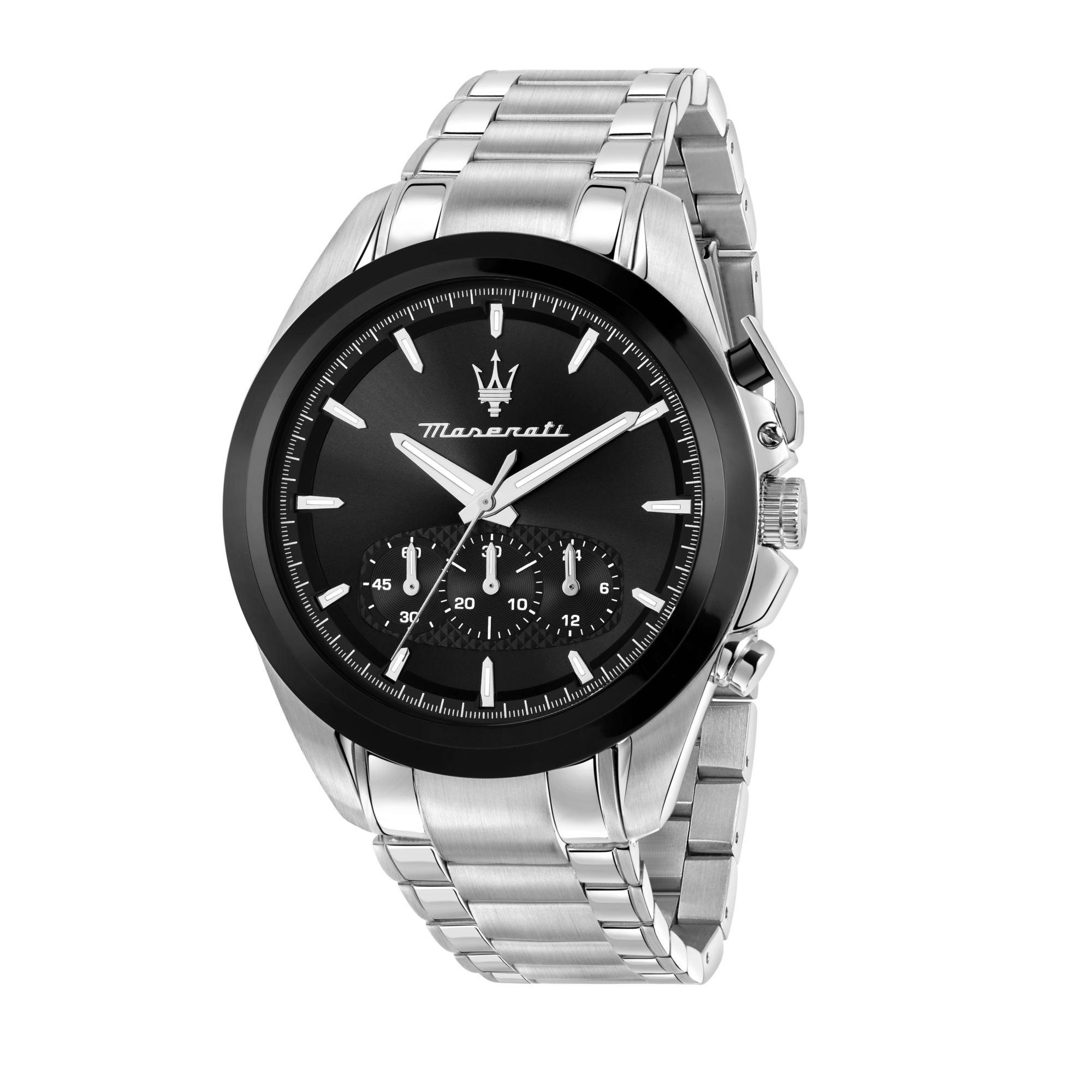 Black/Silver - Maserati - Traguardo Watch - 1