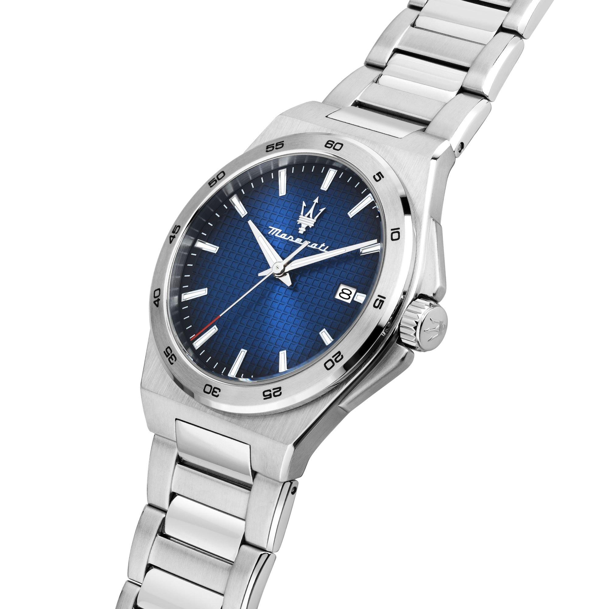 Plava/Srebrna - Maserati - Velocit Watch - 4