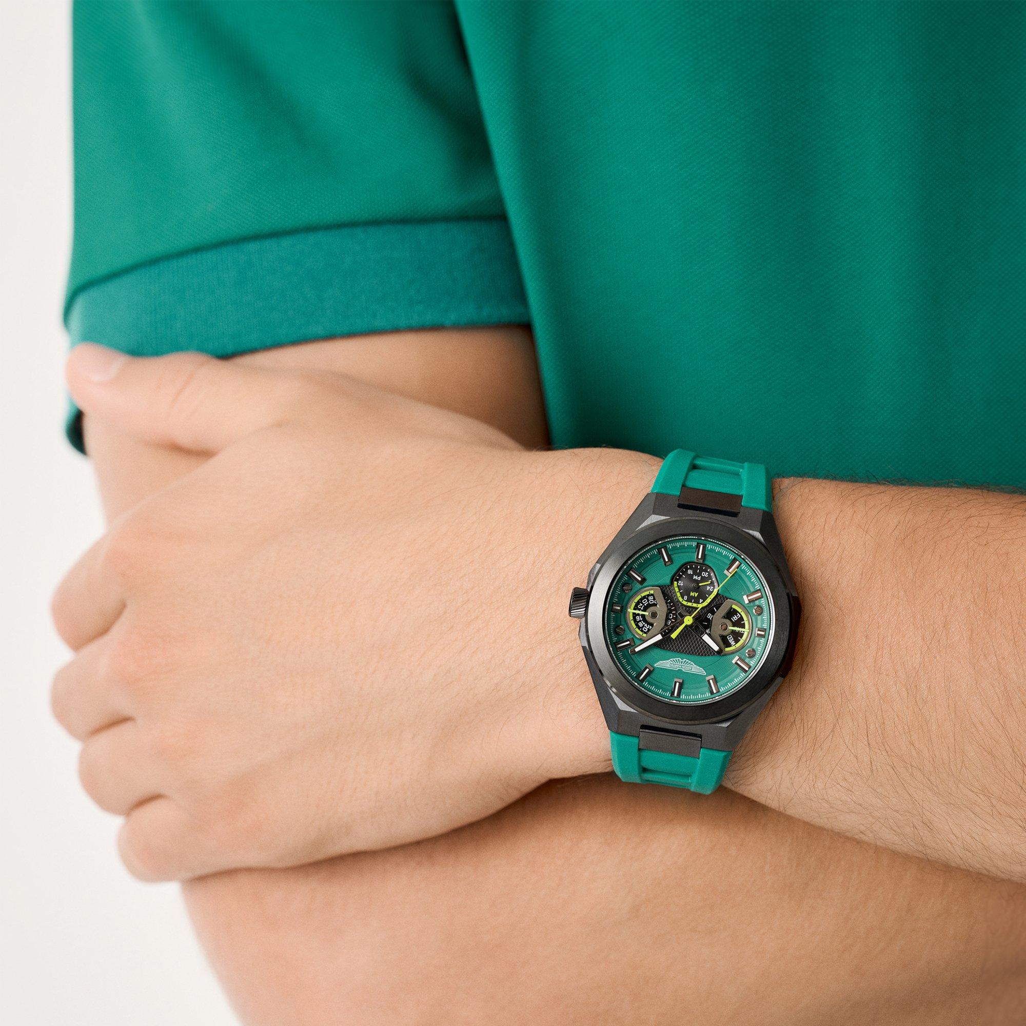 Green/Black - Aston Martin - Men's AMR Am Multi Analogue Quartz Watch - 2