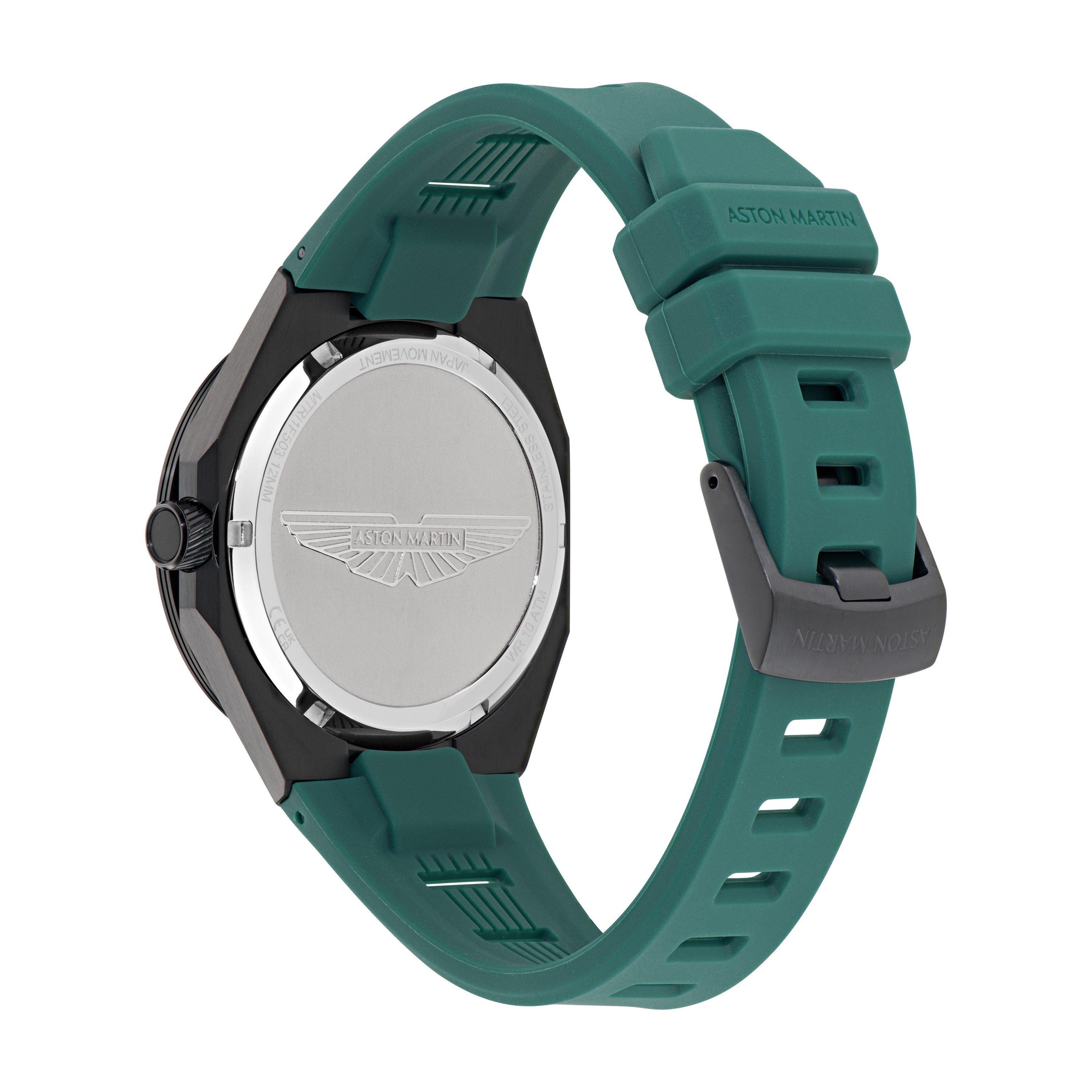 Green/Black - Aston Martin - Men's AMR Am Multi Analogue Quartz Watch - 4