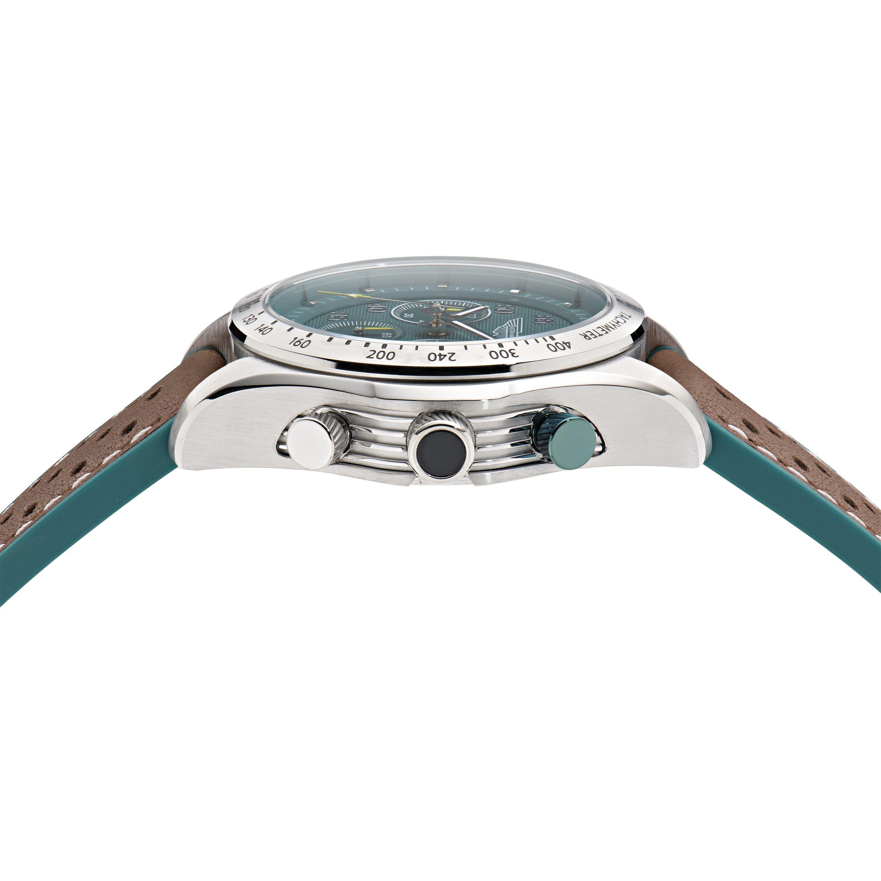 Green/Silver - Aston Martin - Men's AMR Signature Quartz Analogue Quartz Watch - 7