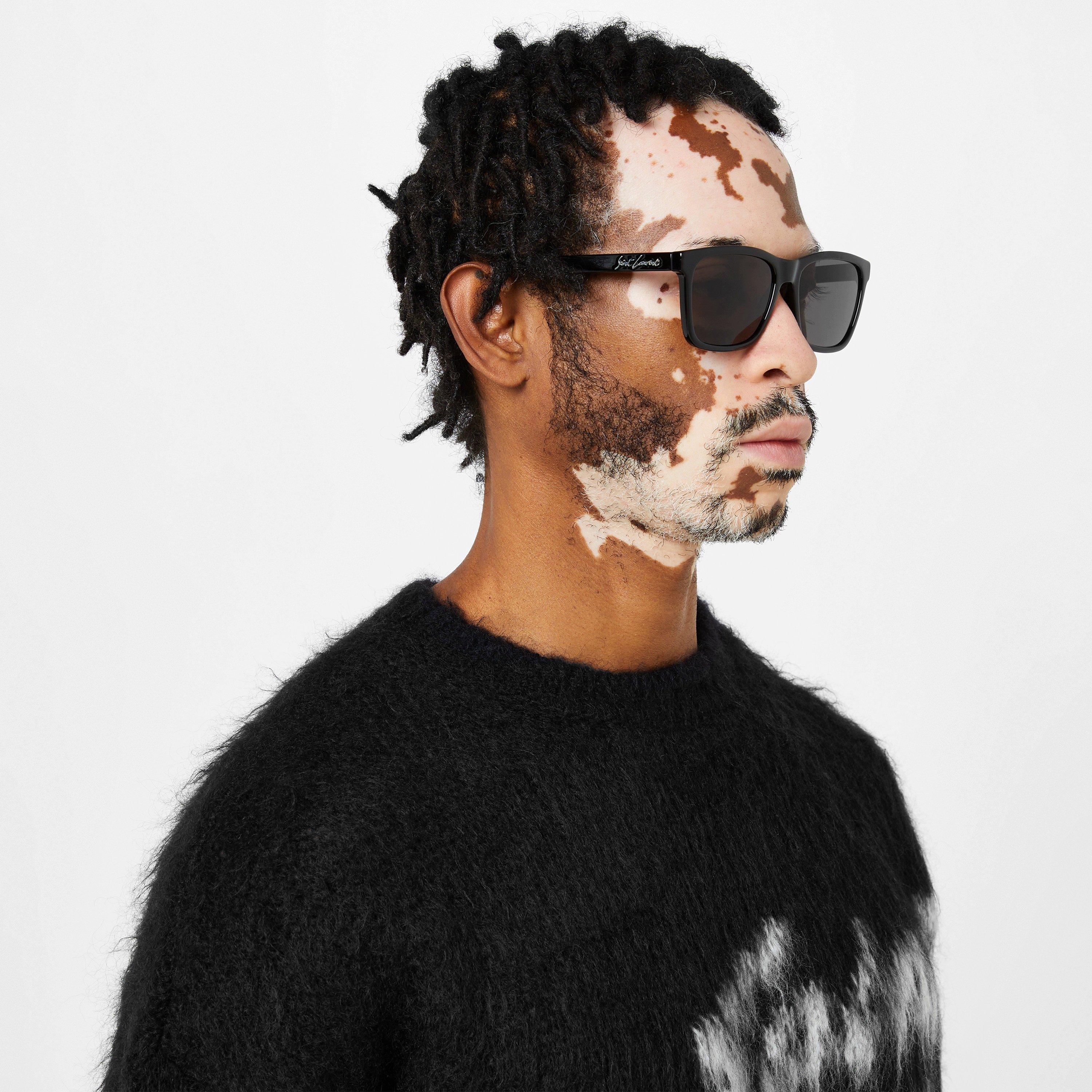 Black - Saint Laurent - Sl 318 Rectangle Sunglasses - 2