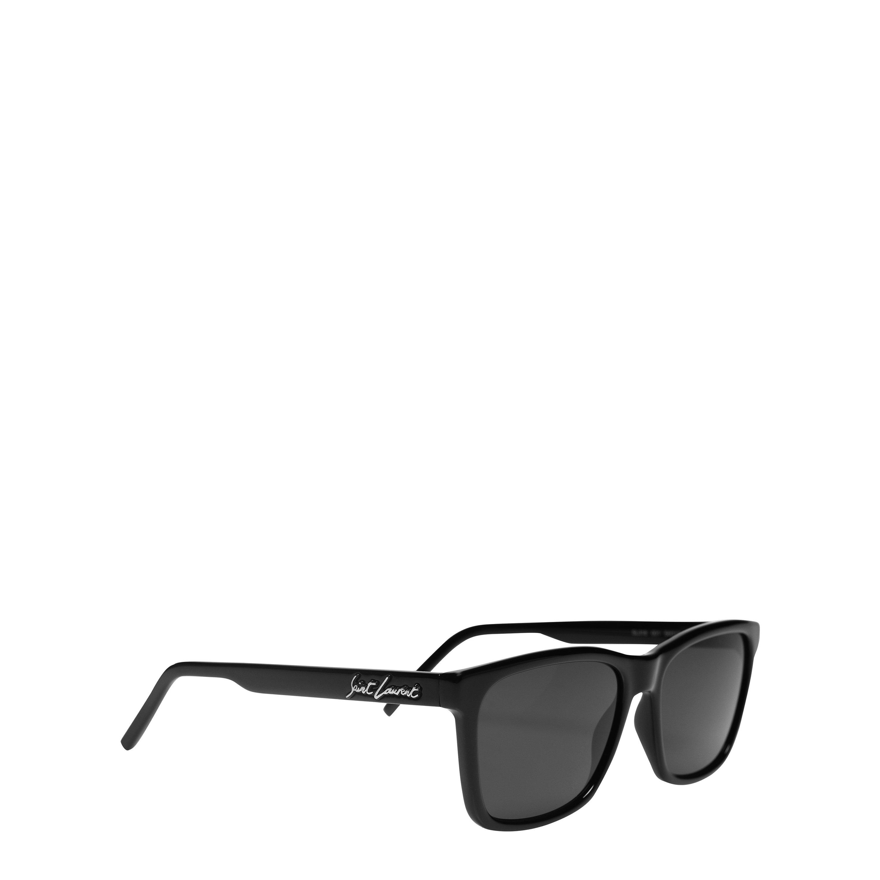 Black - Saint Laurent - Sl 318 Rectangle Sunglasses - 6
