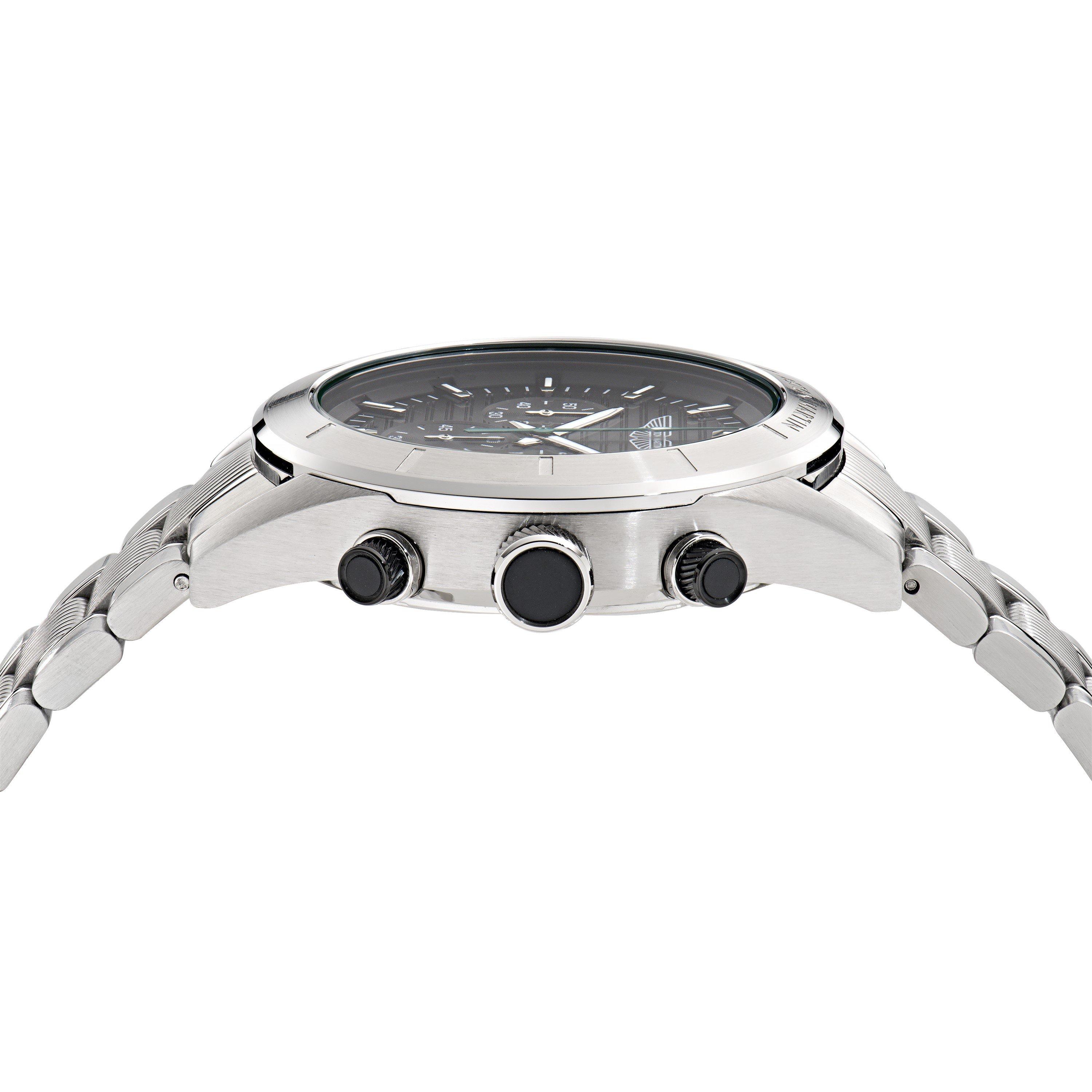 Black/Silver - Aston Martin - Men's AMR Bond Street Analogue Quartz Watch - 8