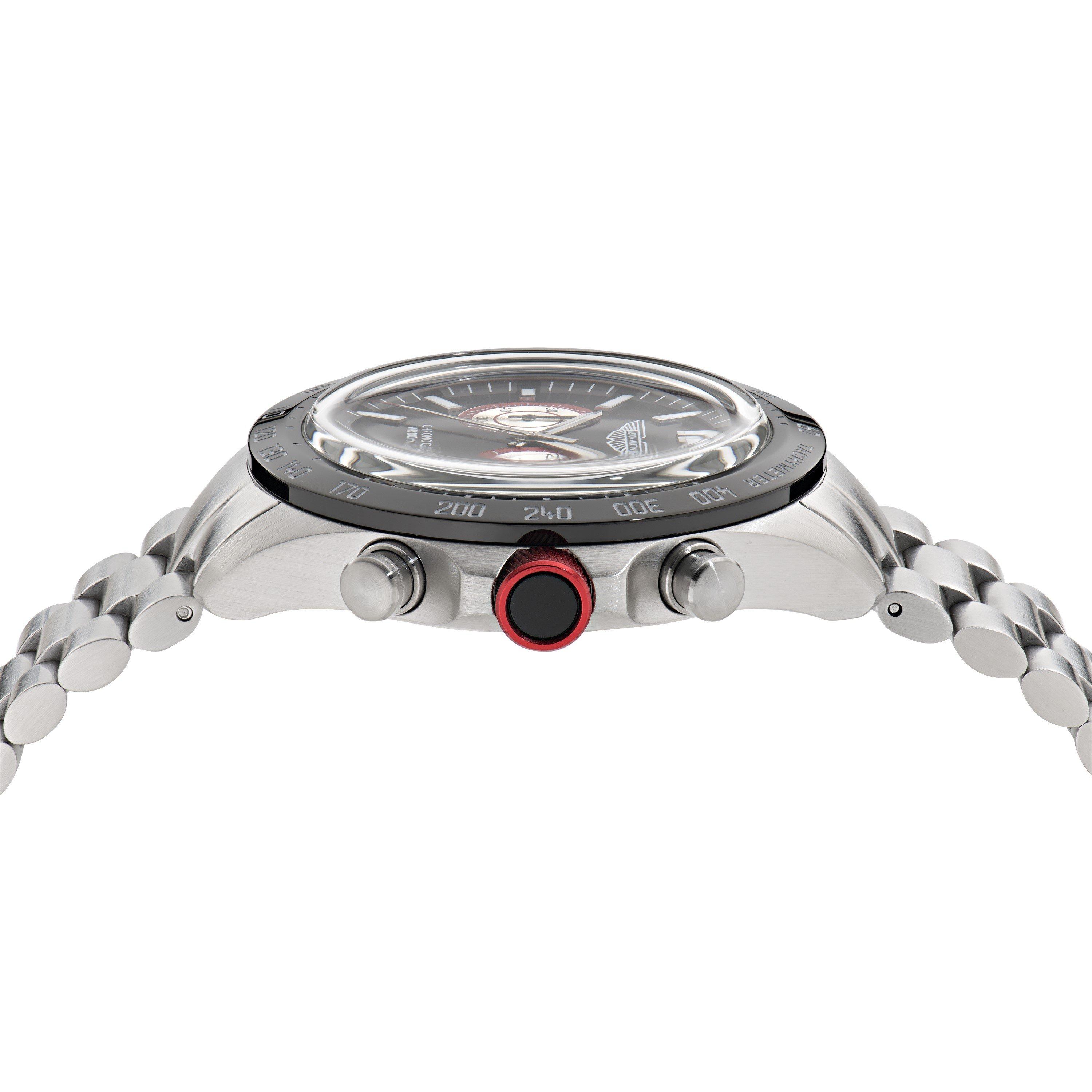 Black/Silver - Aston Martin - Men's AMR Dashboard Analogue Quartz Watch - 3