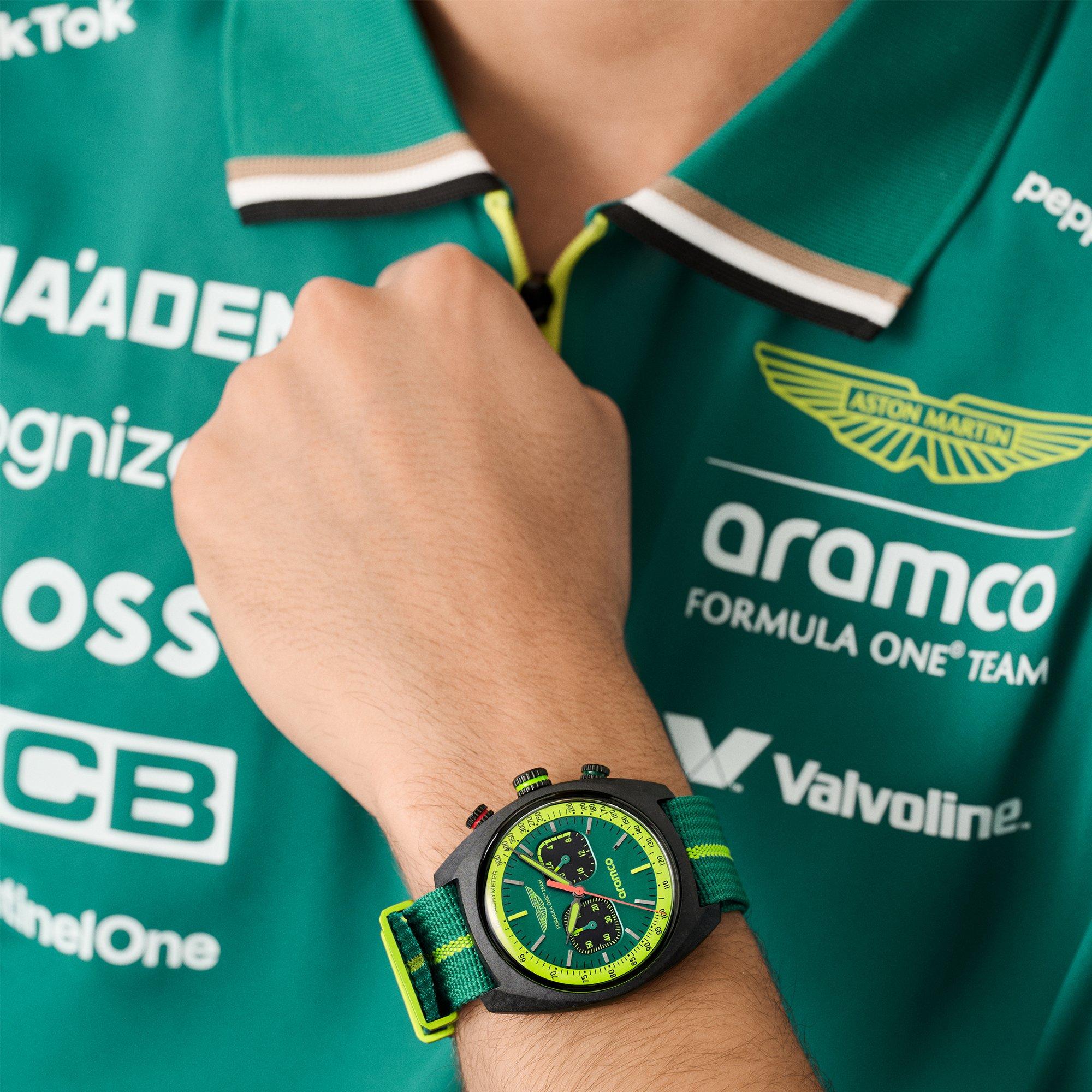 Green/Black - Aston Martin - Men's Quartz Analogue Quartz Watch - 2