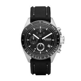 Fossil Decker Chronograph Black Silicone Watch CH2573IE