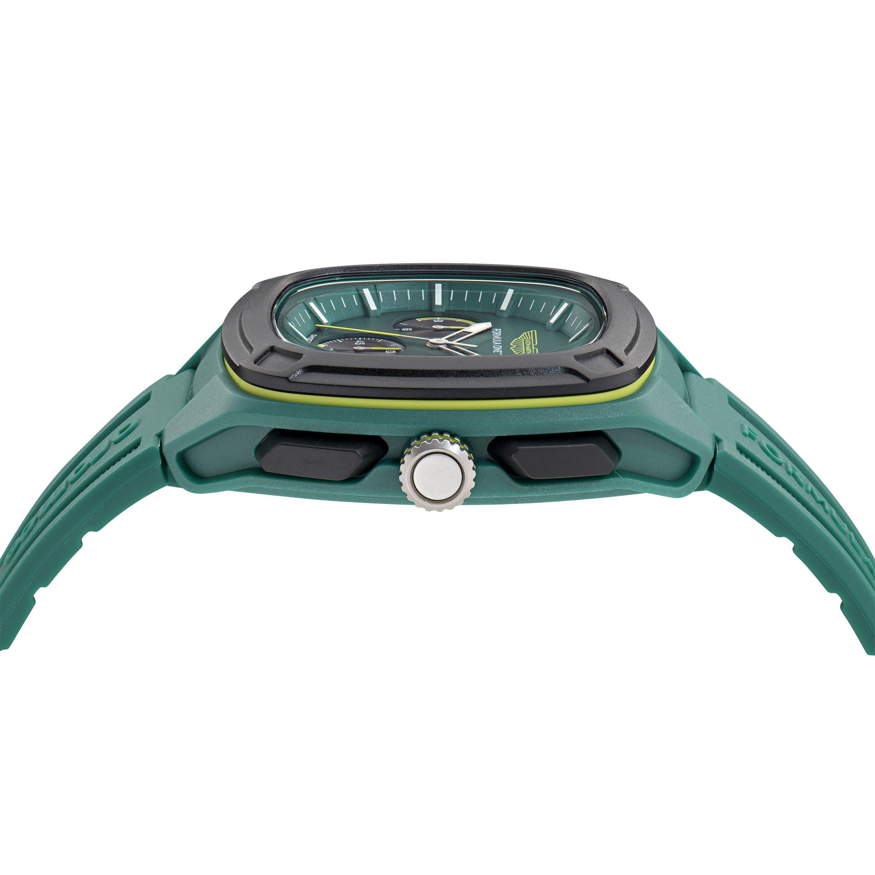 Green/Green - Aston Martin - Men's AMR Over Quartz Analogue Watch - 3