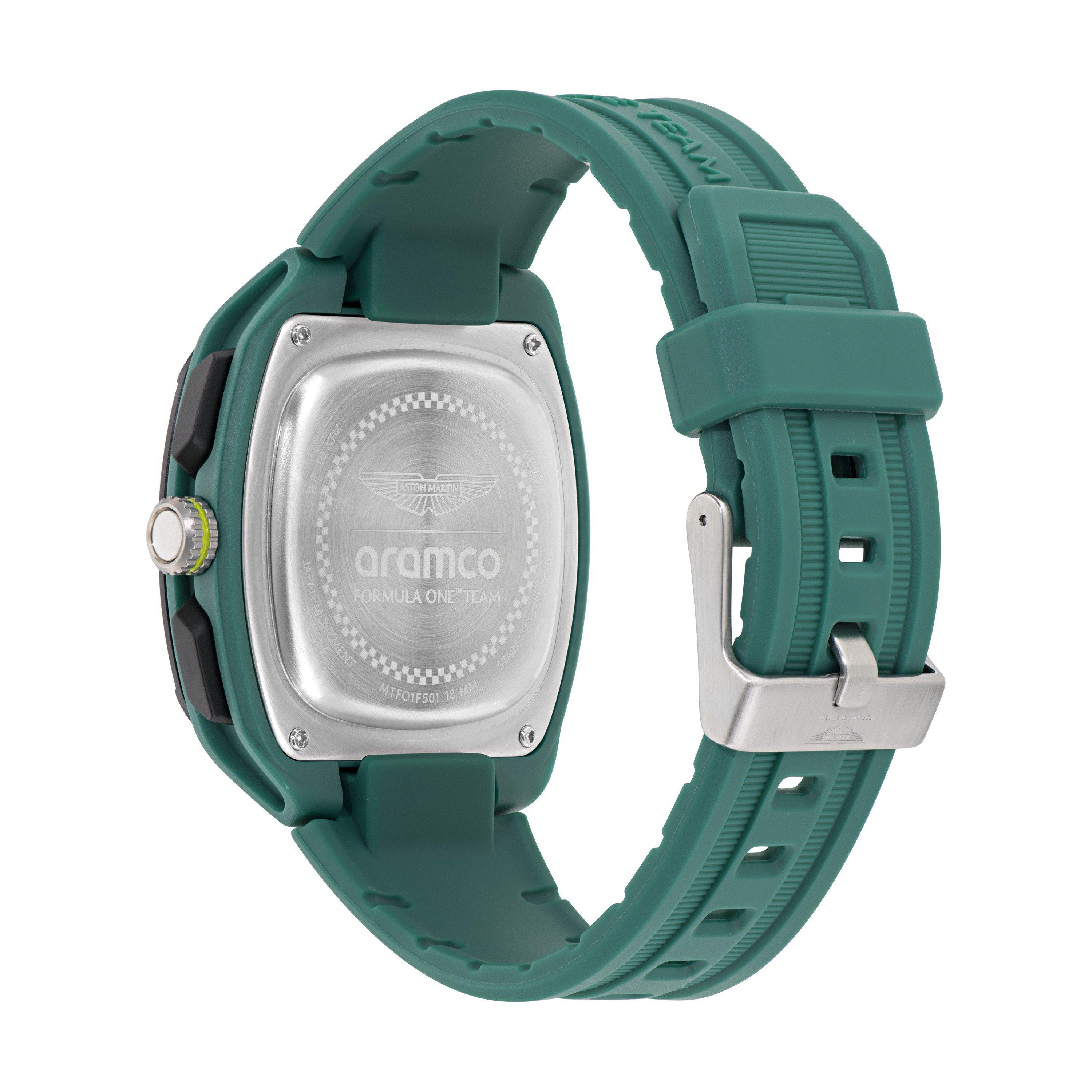 Green/Green - Aston Martin - Men's AMR Over Quartz Analogue Watch - 4