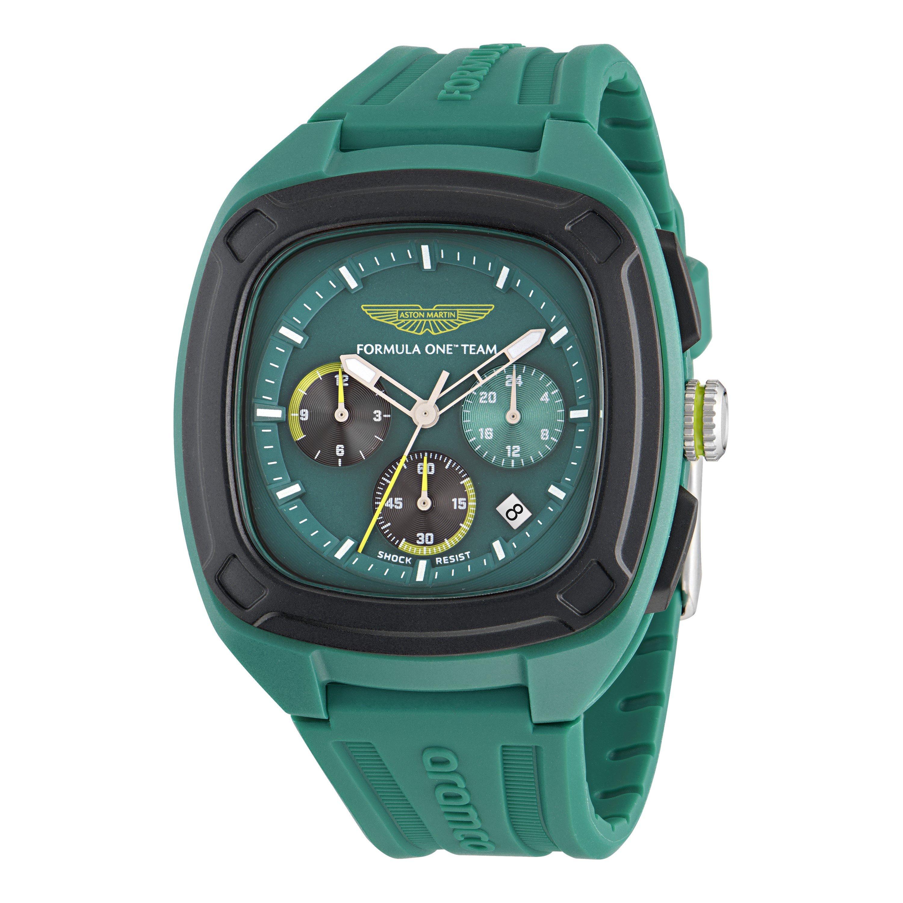 Green/Green - Aston Martin - Men's AMR Over Quartz Analogue Watch - 5