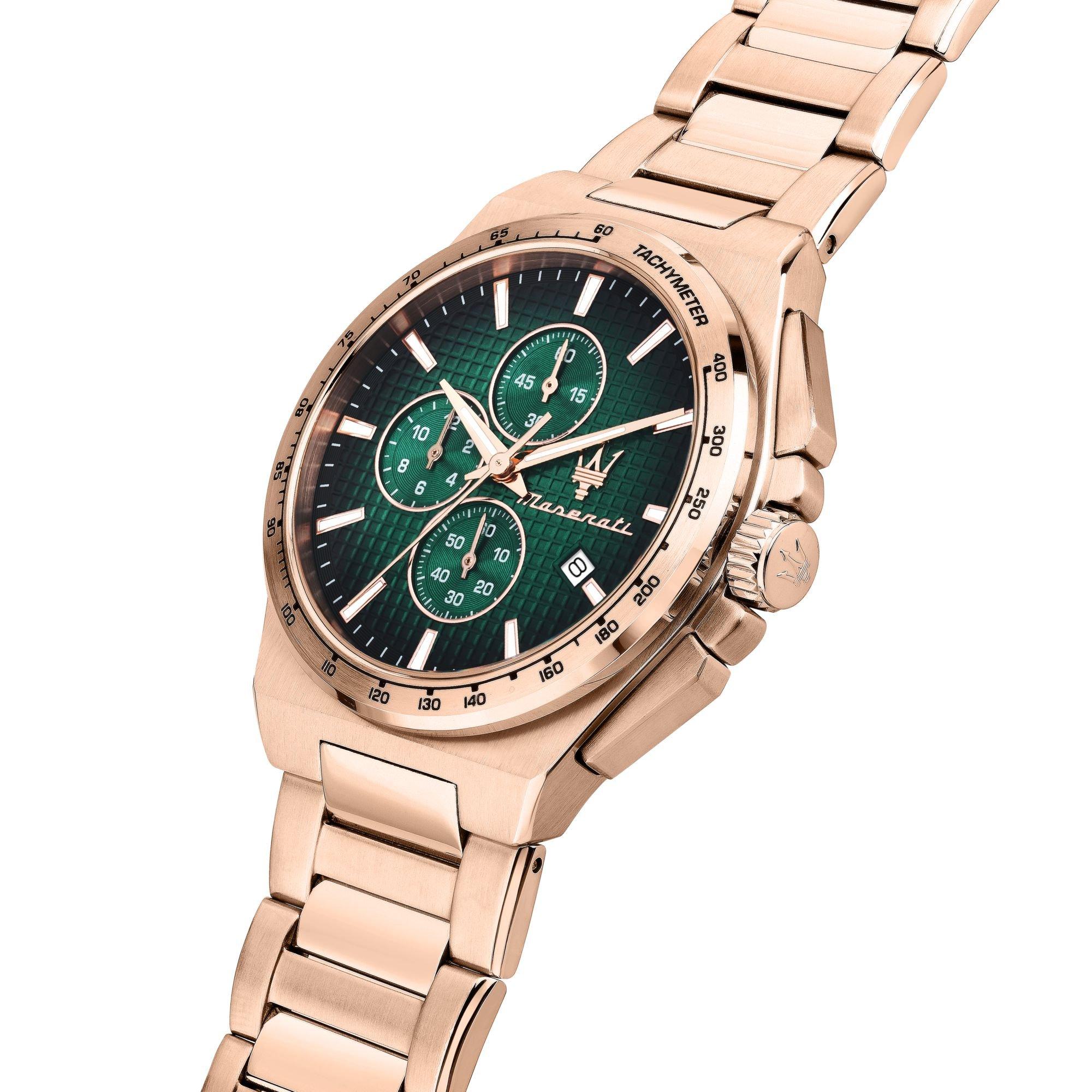 Green/Gold - Maserati - Velocita Watch - 4
