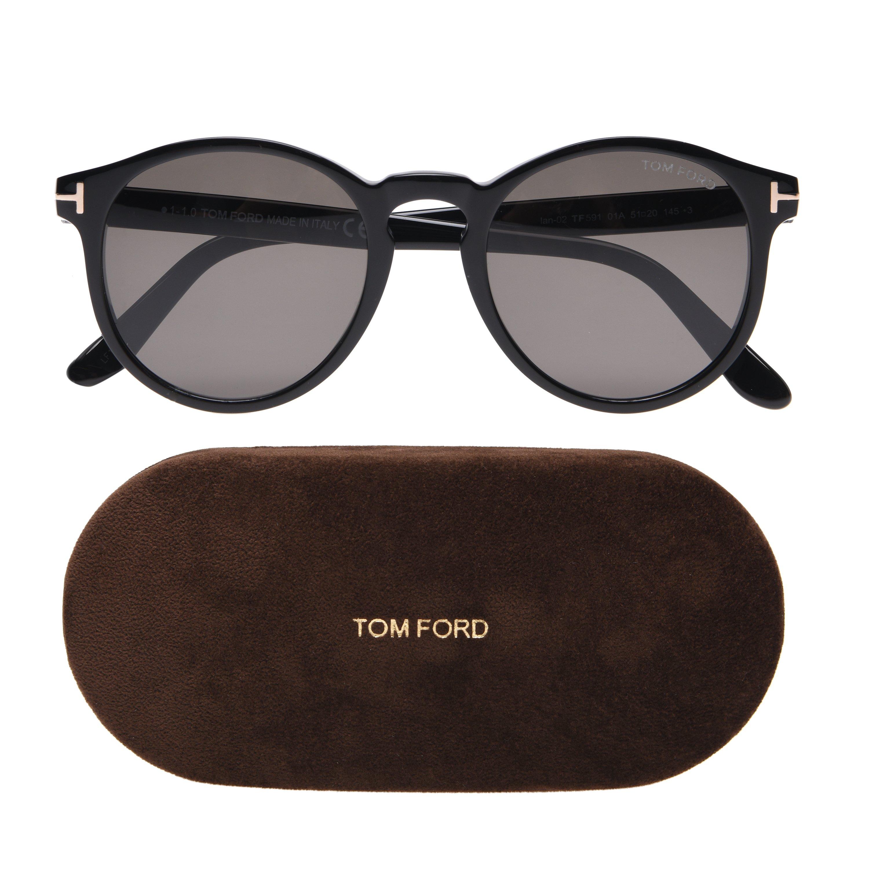Black 01A - Tom Ford - Ian Sunglasses - 4