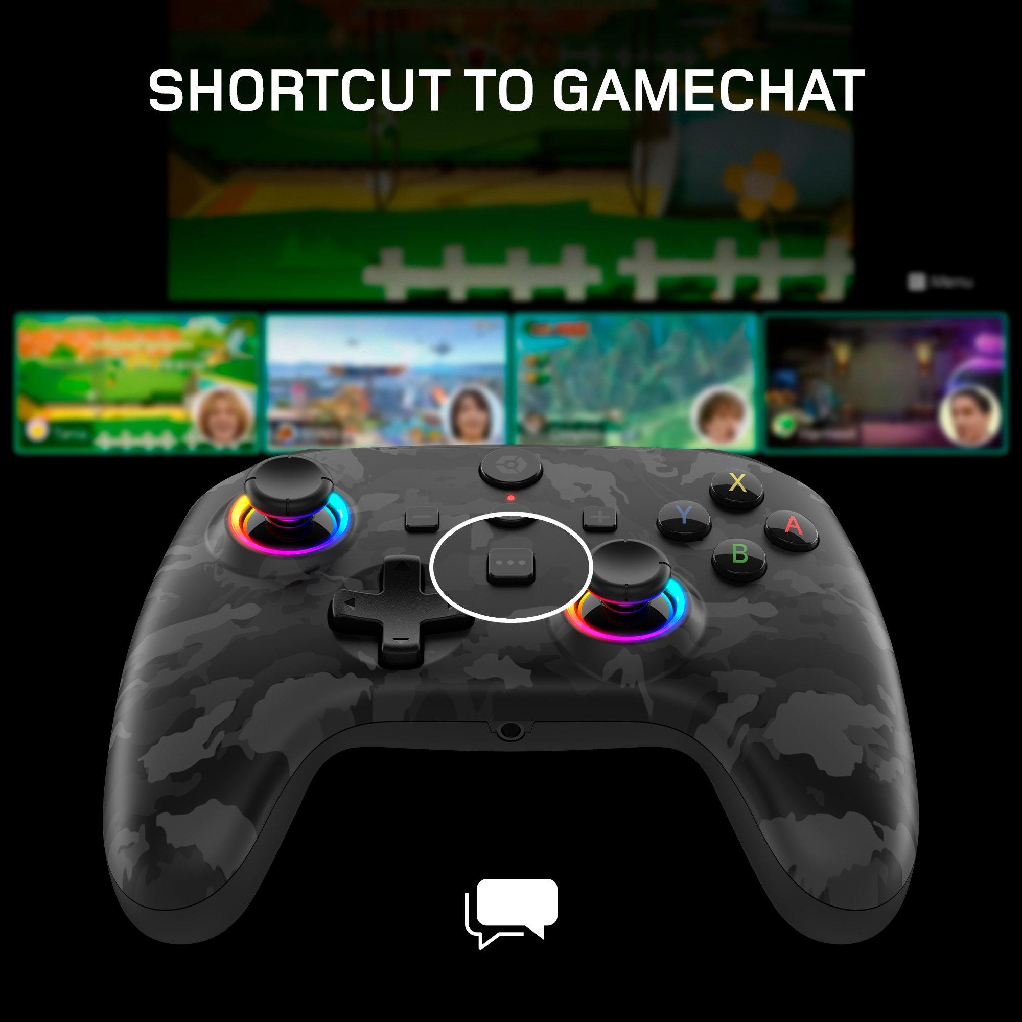 Camuflagem Escura - Gioteck - RGB Gaming Controller - 3