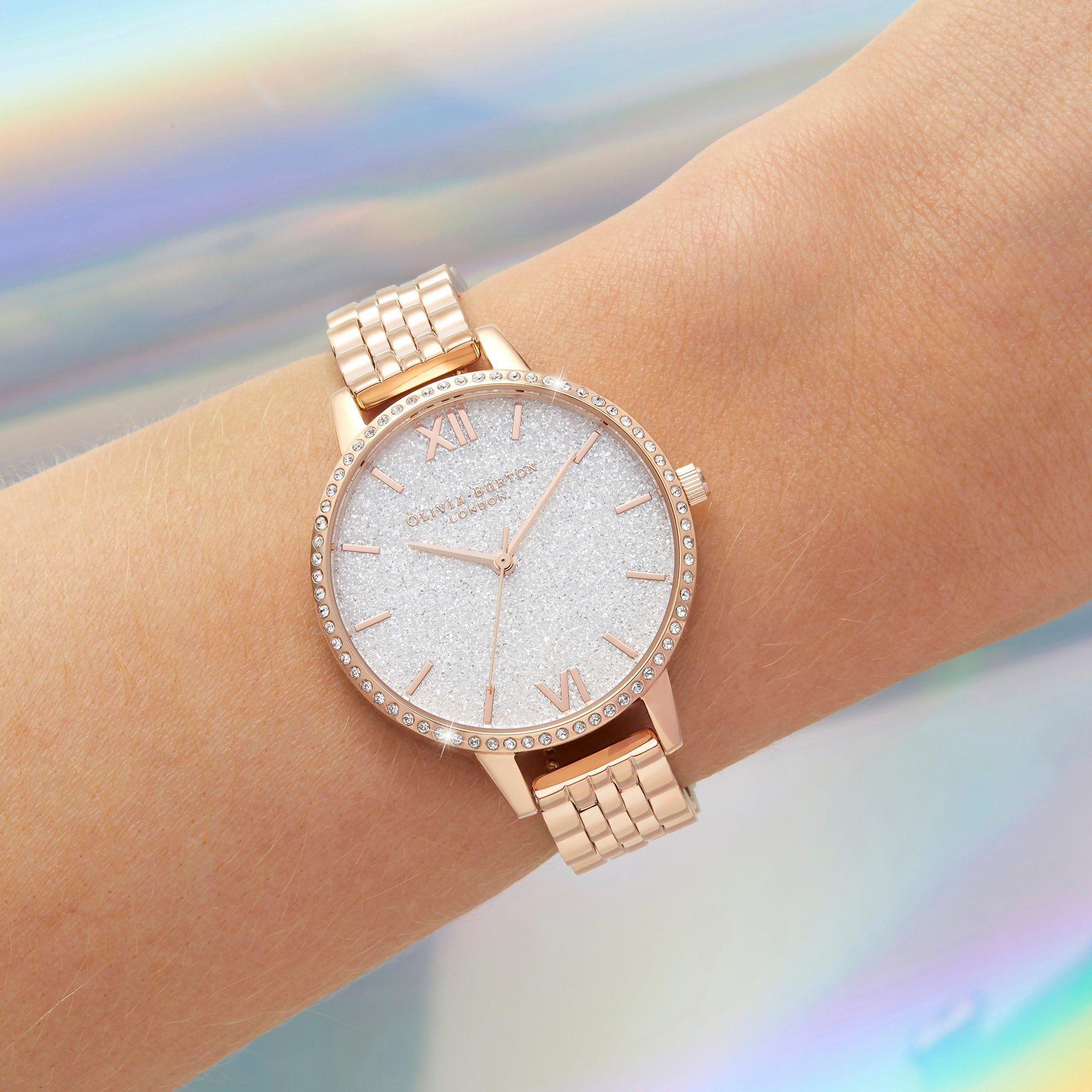 Olivia burton glitter watch sale