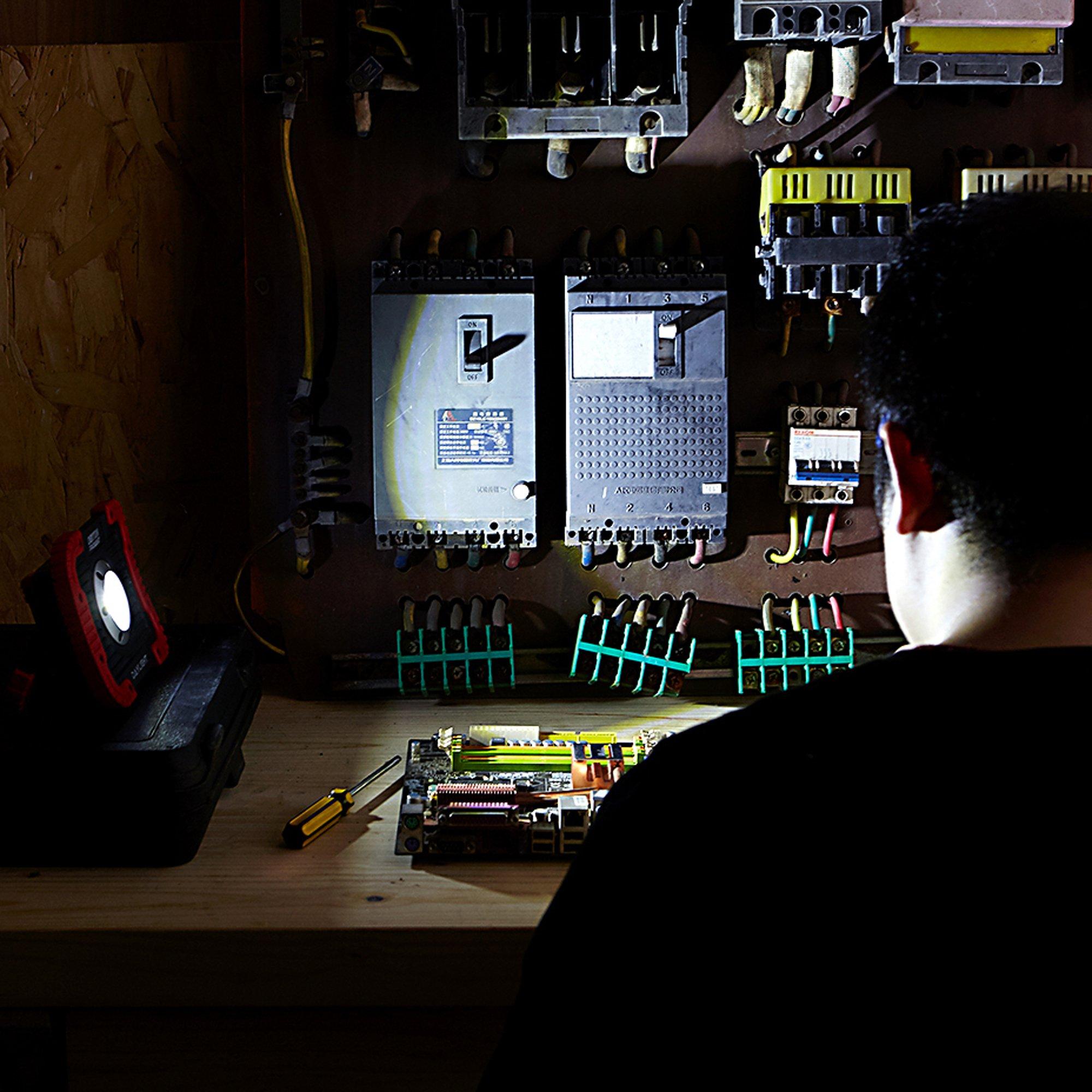 Black - Dekton - COB LED Work Light - 5