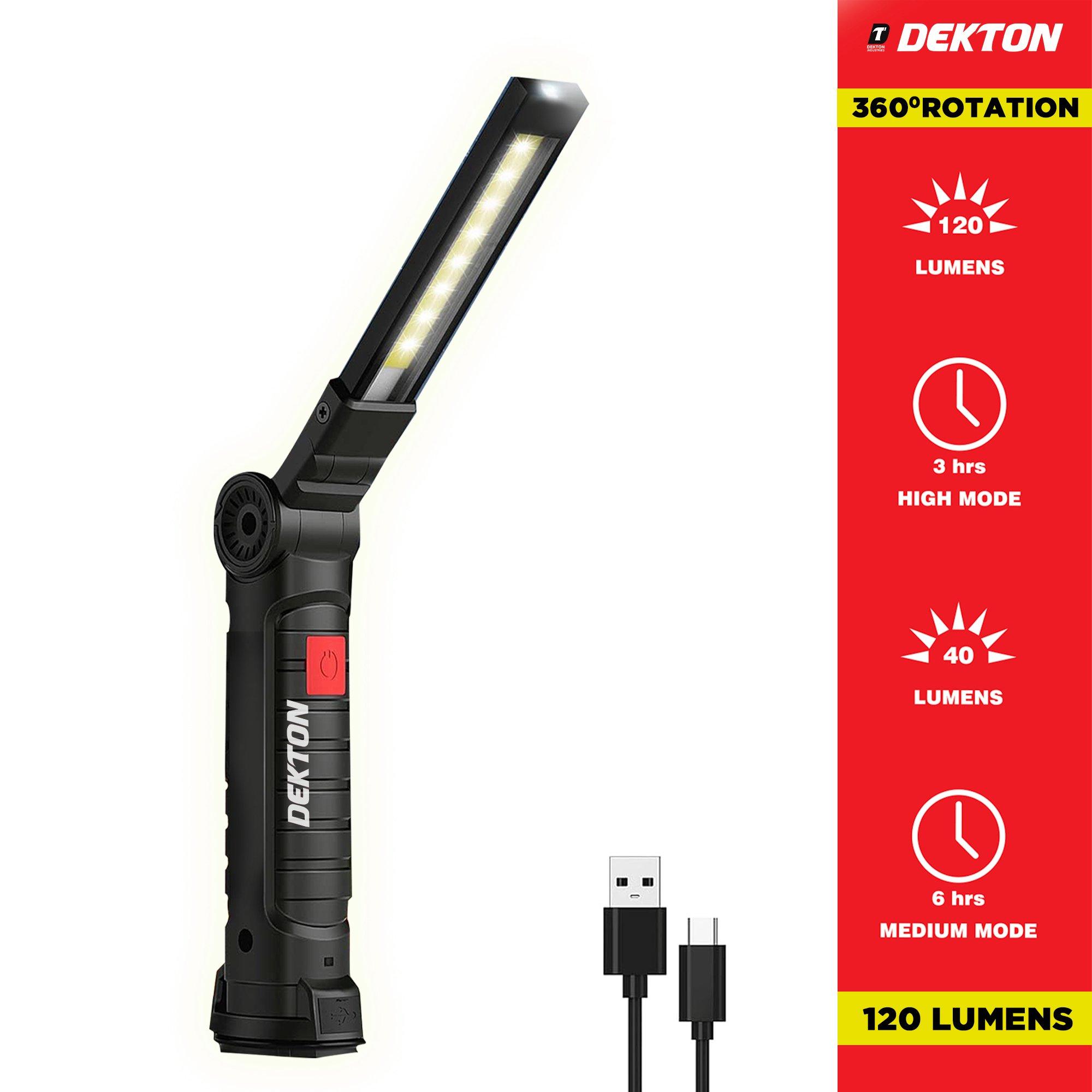 Black - Dekton - Rechargeable Work light - 2