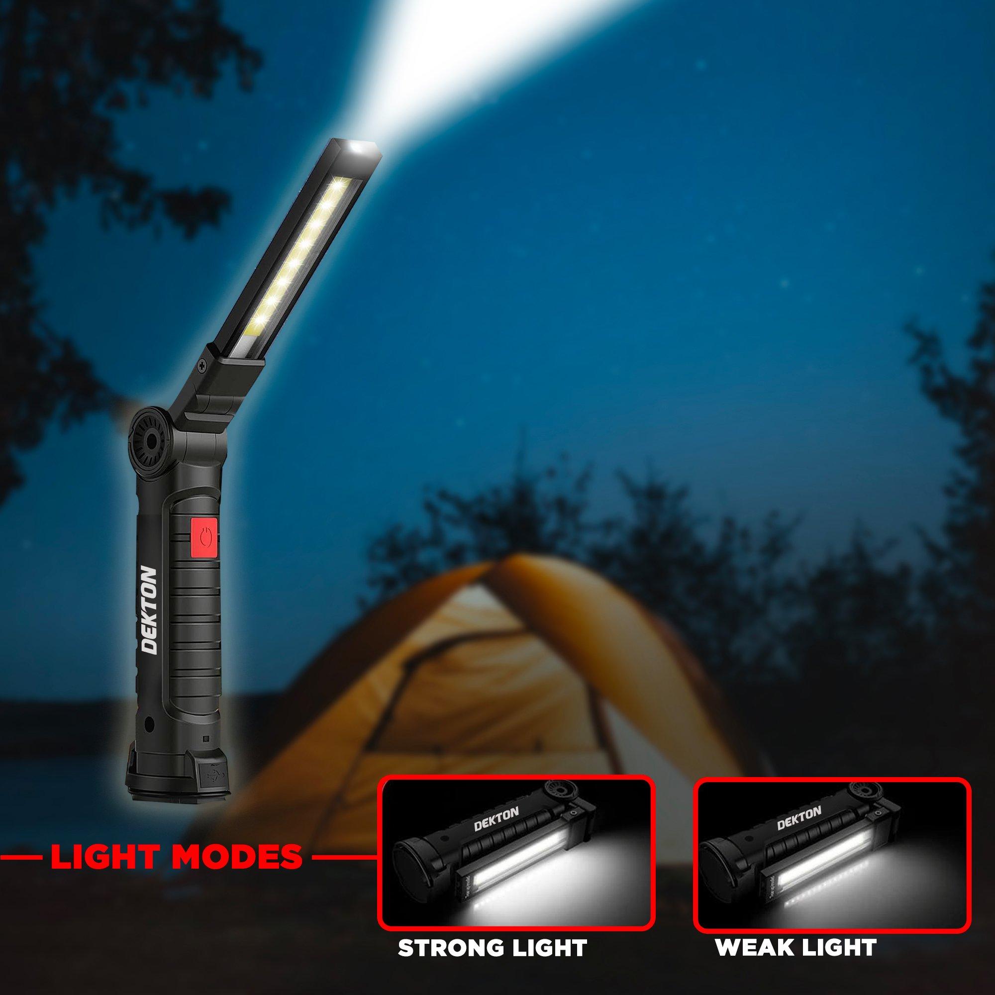 Black - Dekton - Rechargeable Work light - 4