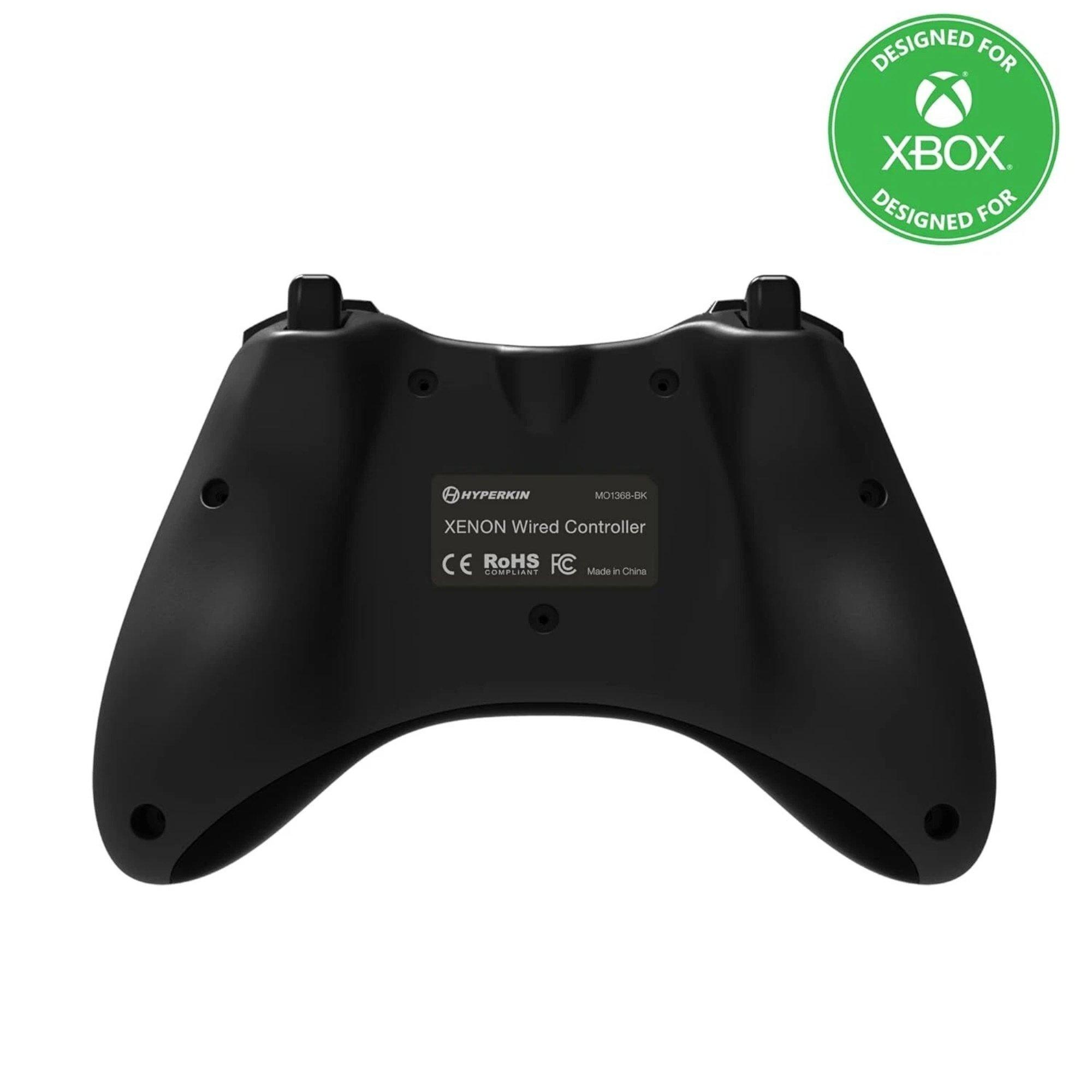 Xbox Black - Hyperkin - Hyperkin Xenon White Xbox Series X/S Wired Controller (Black & White Variants) - 3