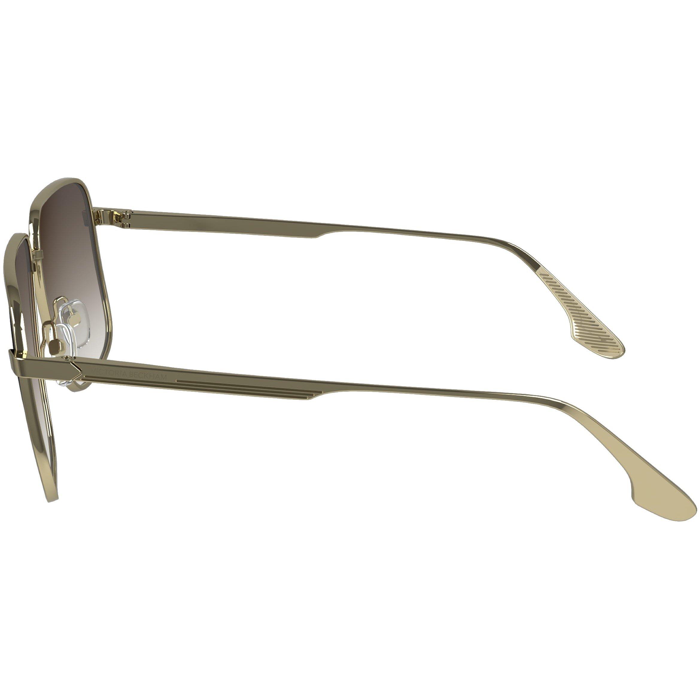 Gold/Brown - Victoria Beckham - Women's Square Sunglasses - 2