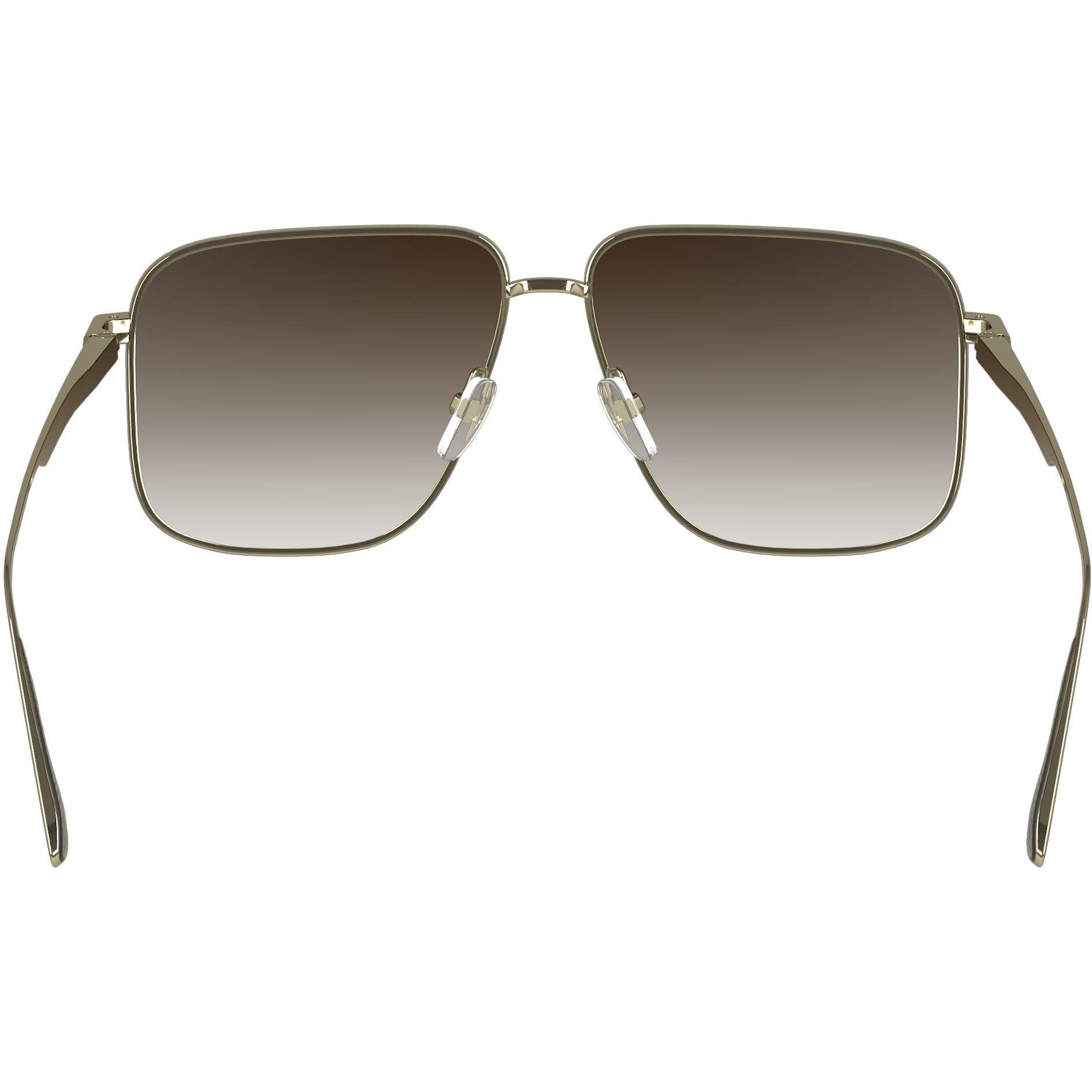Gold/Brown - Victoria Beckham - Women's Square Sunglasses - 4