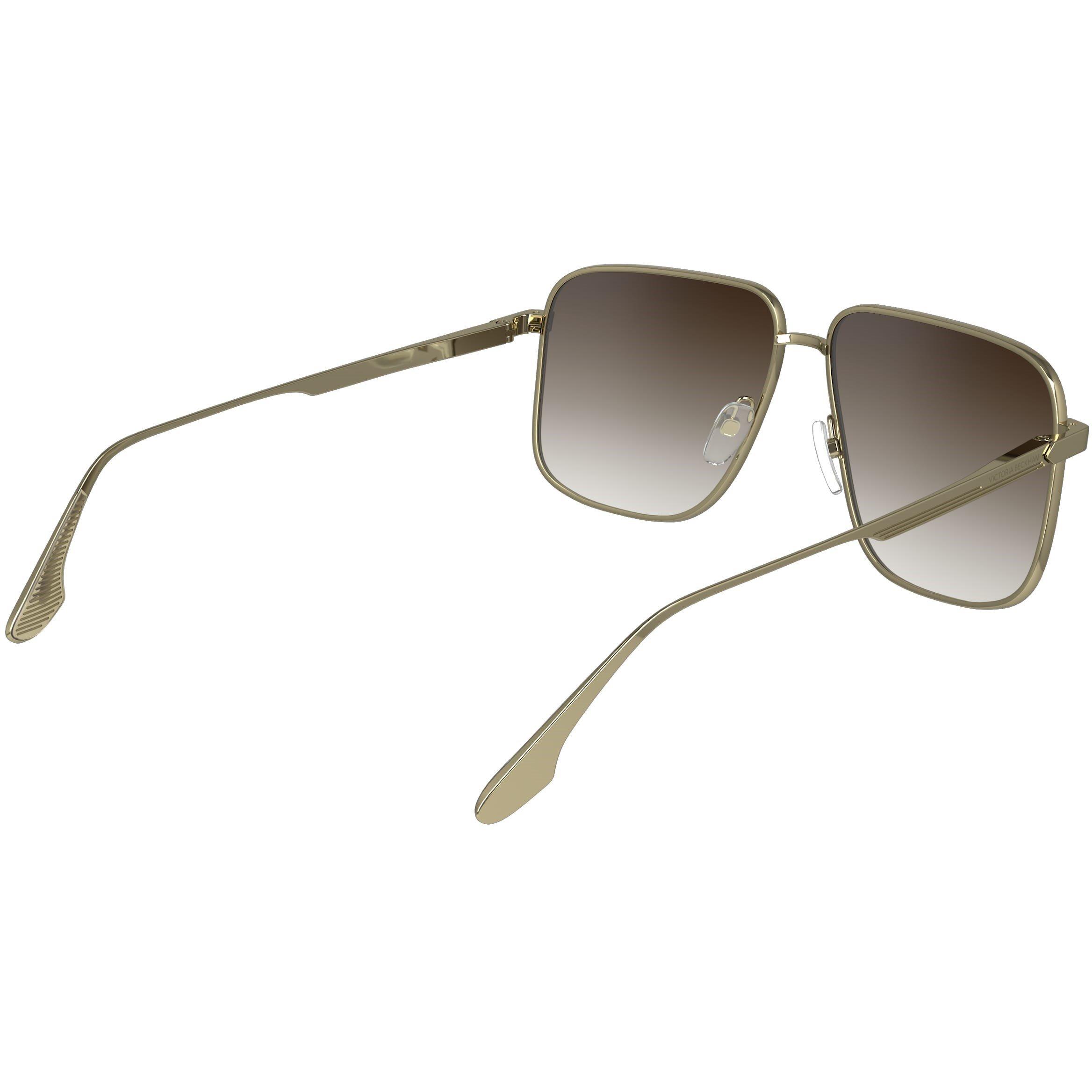 Gold/Brown - Victoria Beckham - Women's Square Sunglasses - 5