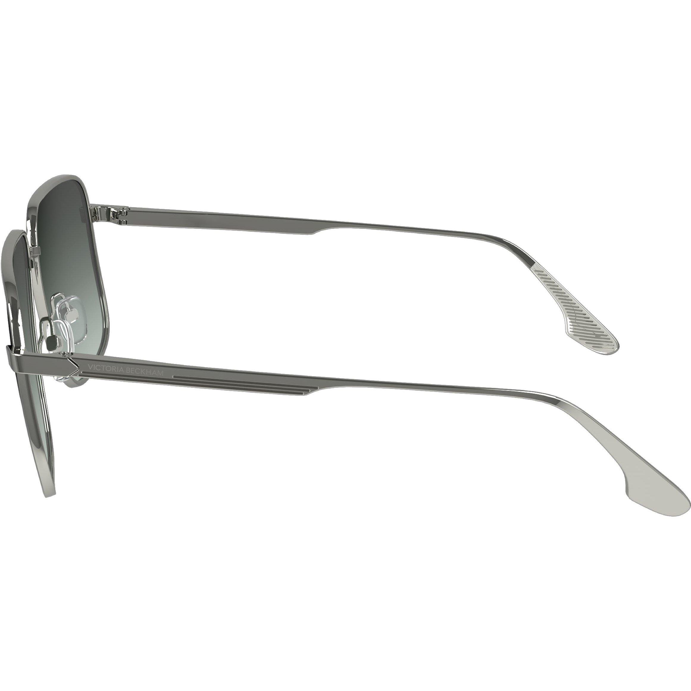 Silver/Green - Victoria Beckham - Women's Square Sunglasses - 2
