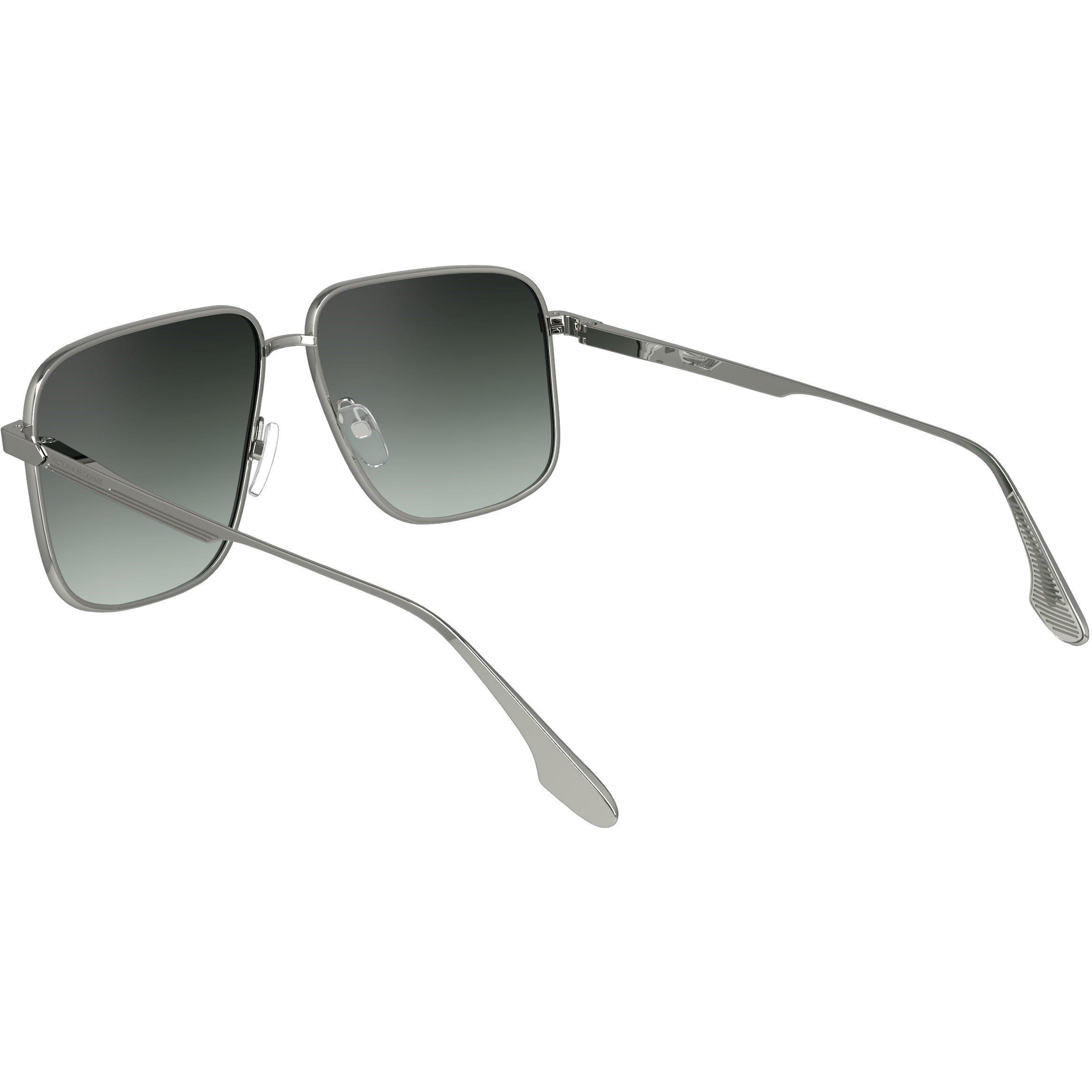 Silver/Green - Victoria Beckham - Women's Square Sunglasses - 3