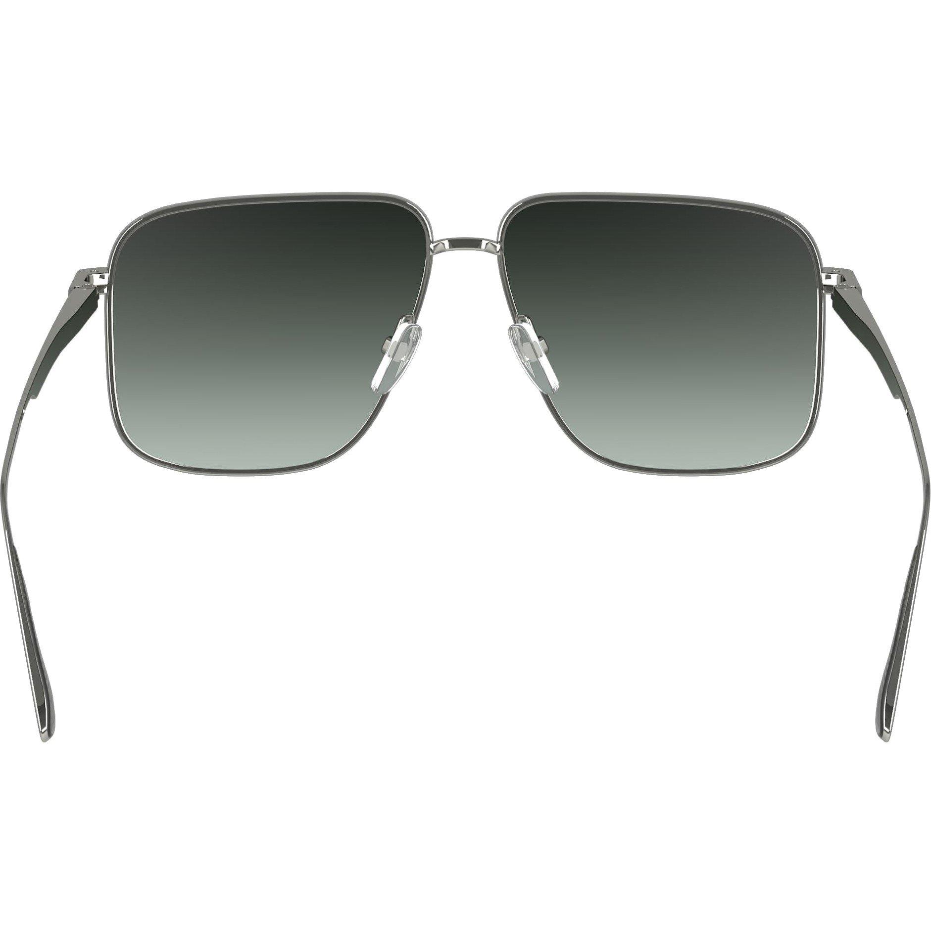 Silver/Green - Victoria Beckham - Women's Square Sunglasses - 4