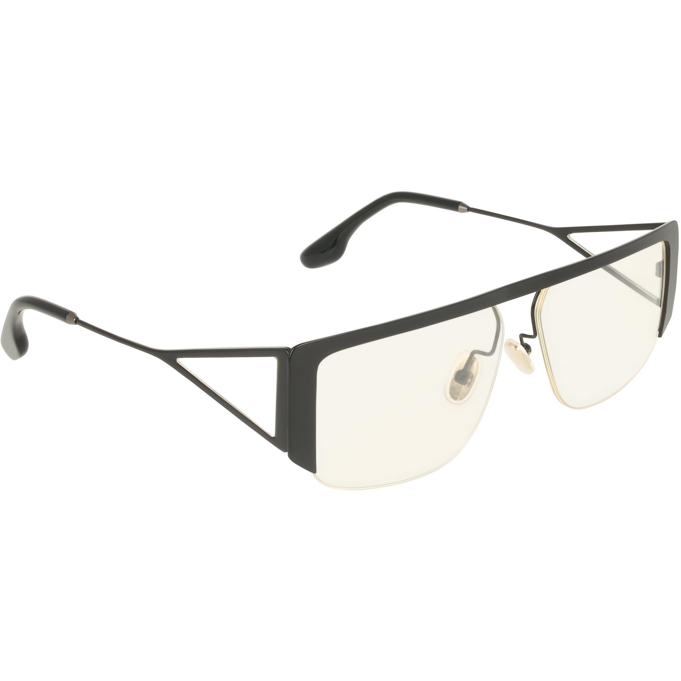 Black - Victoria Beckham - Women's VB250S Rectangle Sunglasses - 2