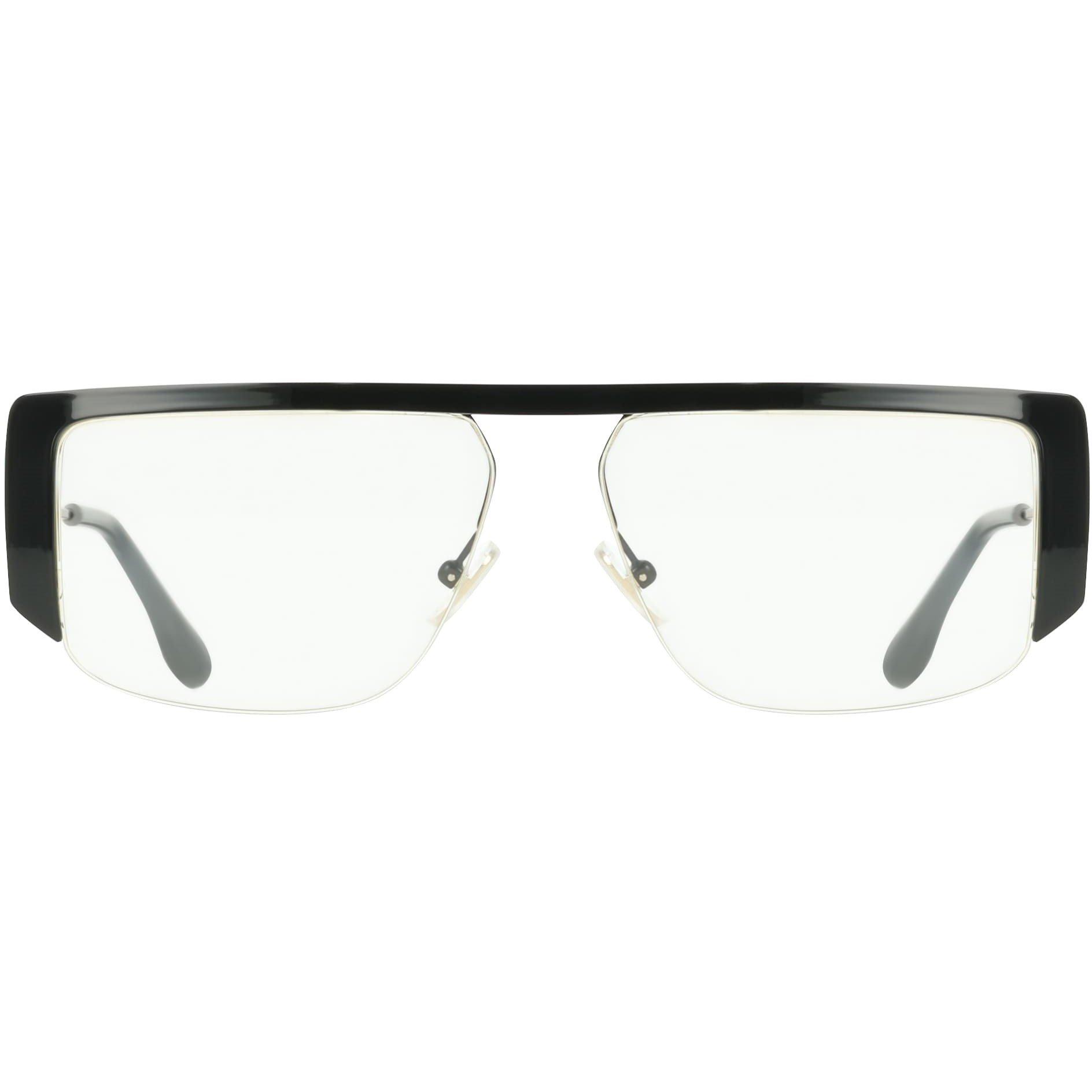 Black - Victoria Beckham - Women's VB250S Rectangle Sunglasses - 8