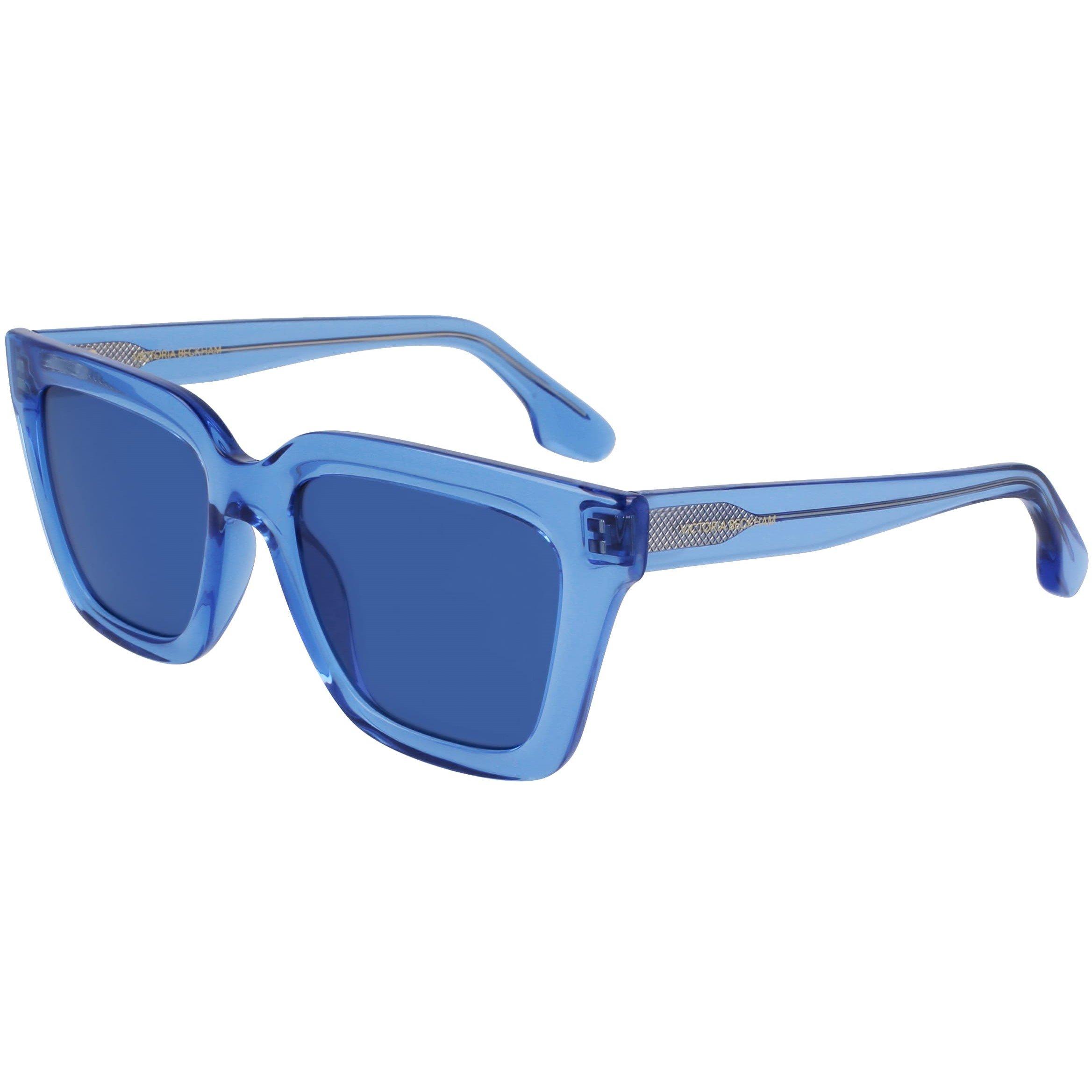 Teal Blue - Victoria Beckham - Women's VB644S Rectangle Sunglasses - 1
