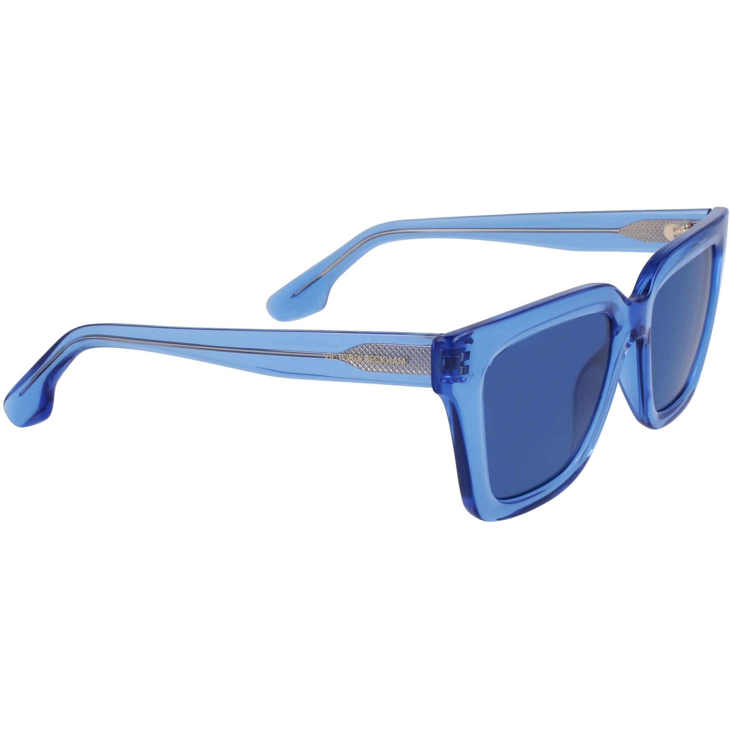 Teal Blue - Victoria Beckham - Women's VB644S Rectangle Sunglasses - 2