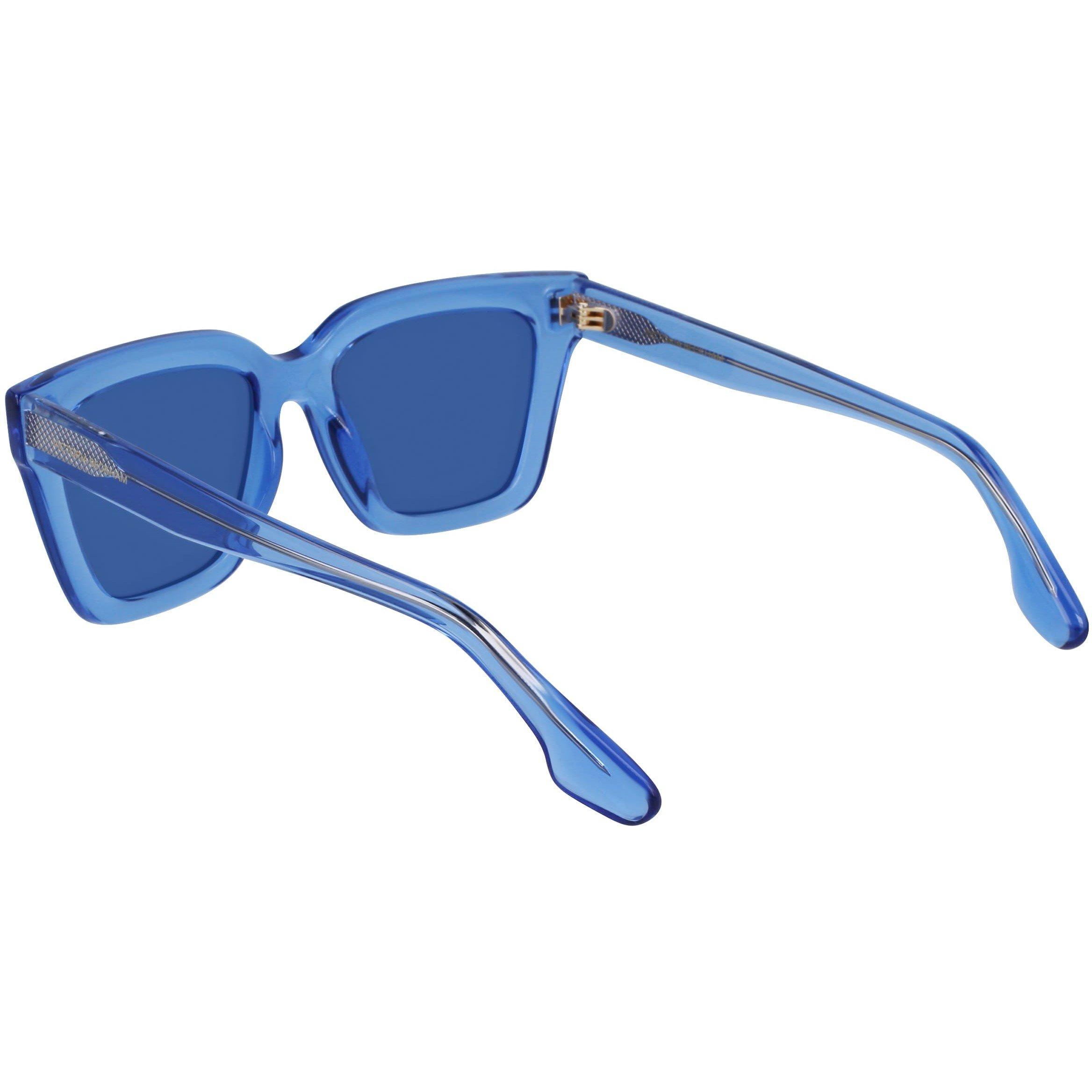 Teal Blue - Victoria Beckham - Women's VB644S Rectangle Sunglasses - 4