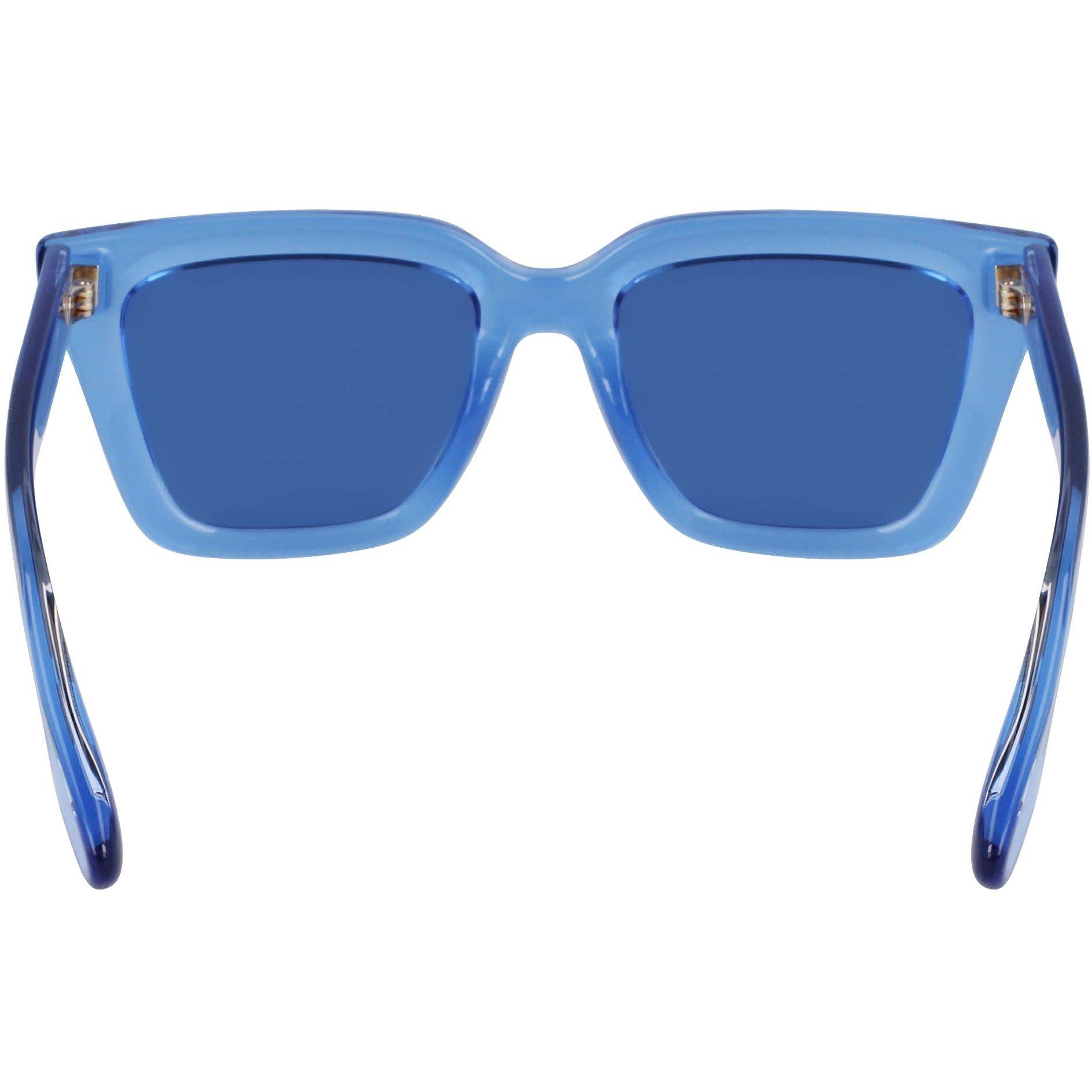 Teal Blue - Victoria Beckham - Women's VB644S Rectangle Sunglasses - 5