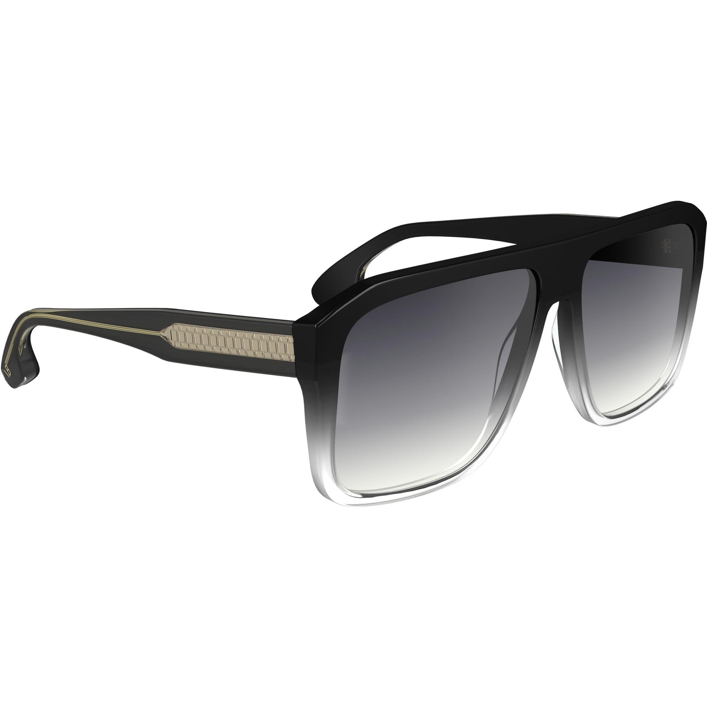 Black/Crystal - Victoria Beckham - Women's Round Sunglasses - 2