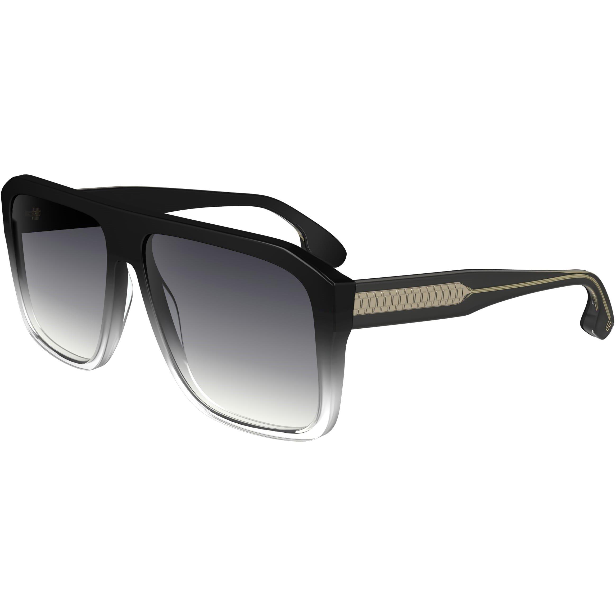 Black/Crystal - Victoria Beckham - Women's Round Sunglasses - 9