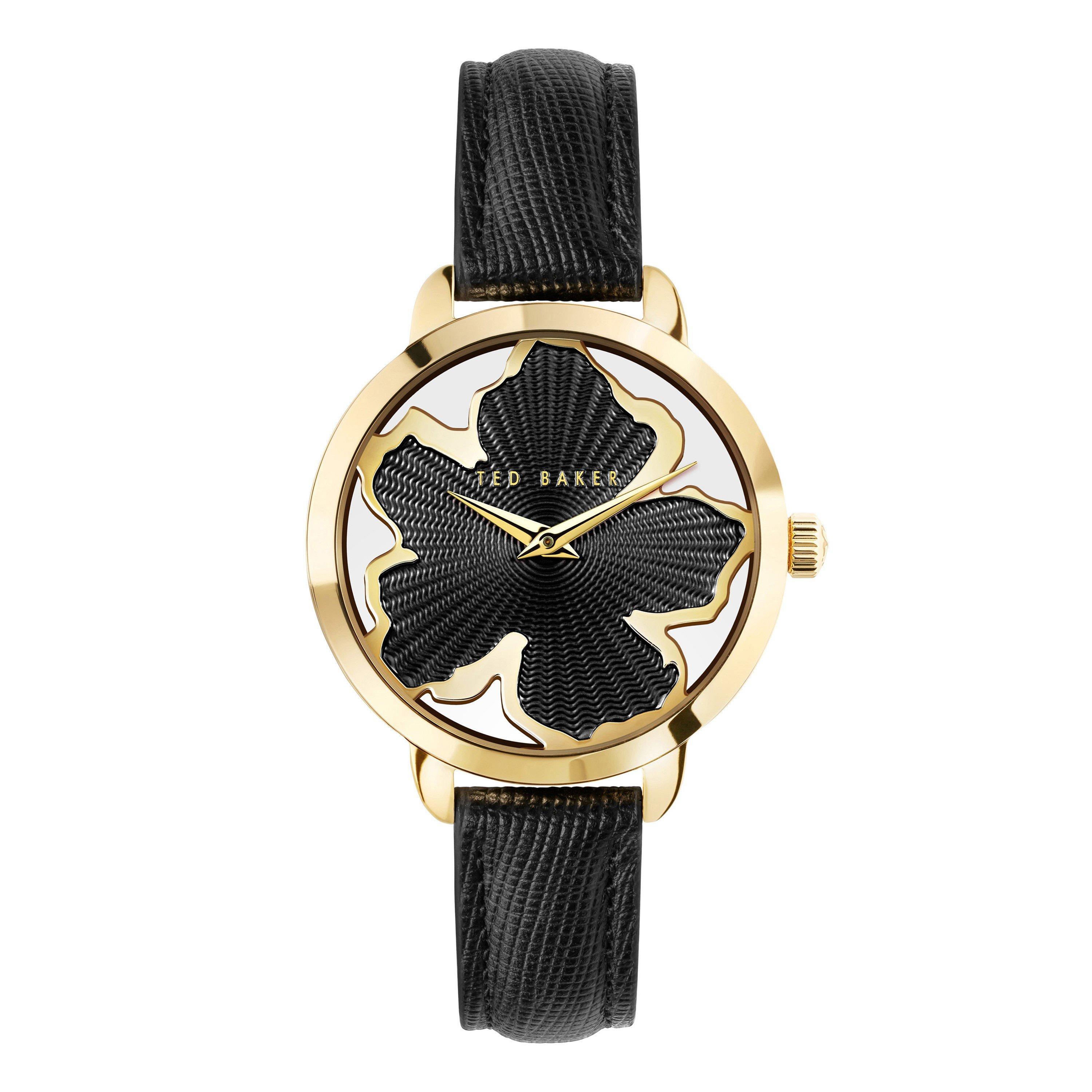 Gold/Black - Ted Baker - Lilabel Quartz Analogue Watch - 1