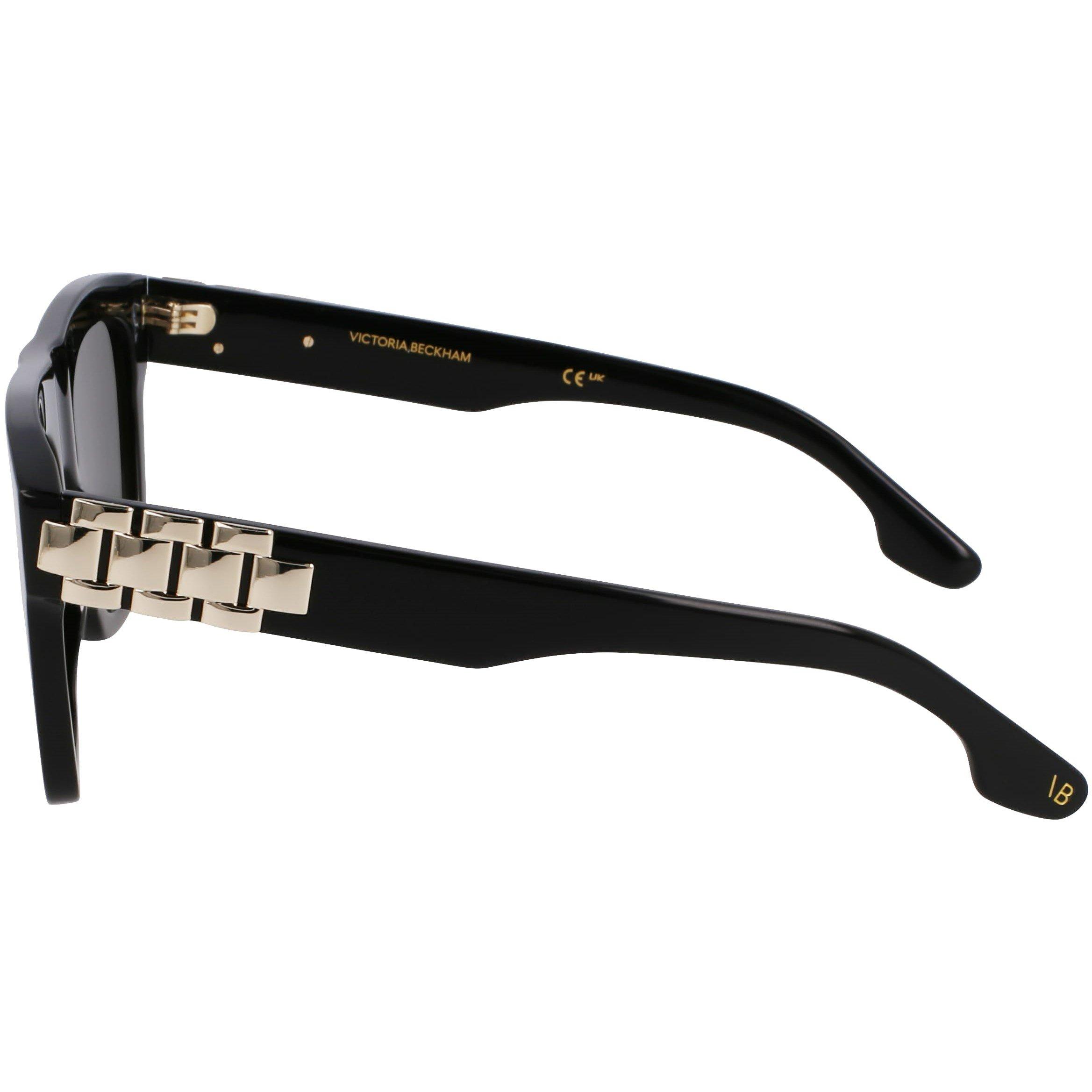 Black - Victoria Beckham - Women's VB675S Rectangle Sunglasses - 3