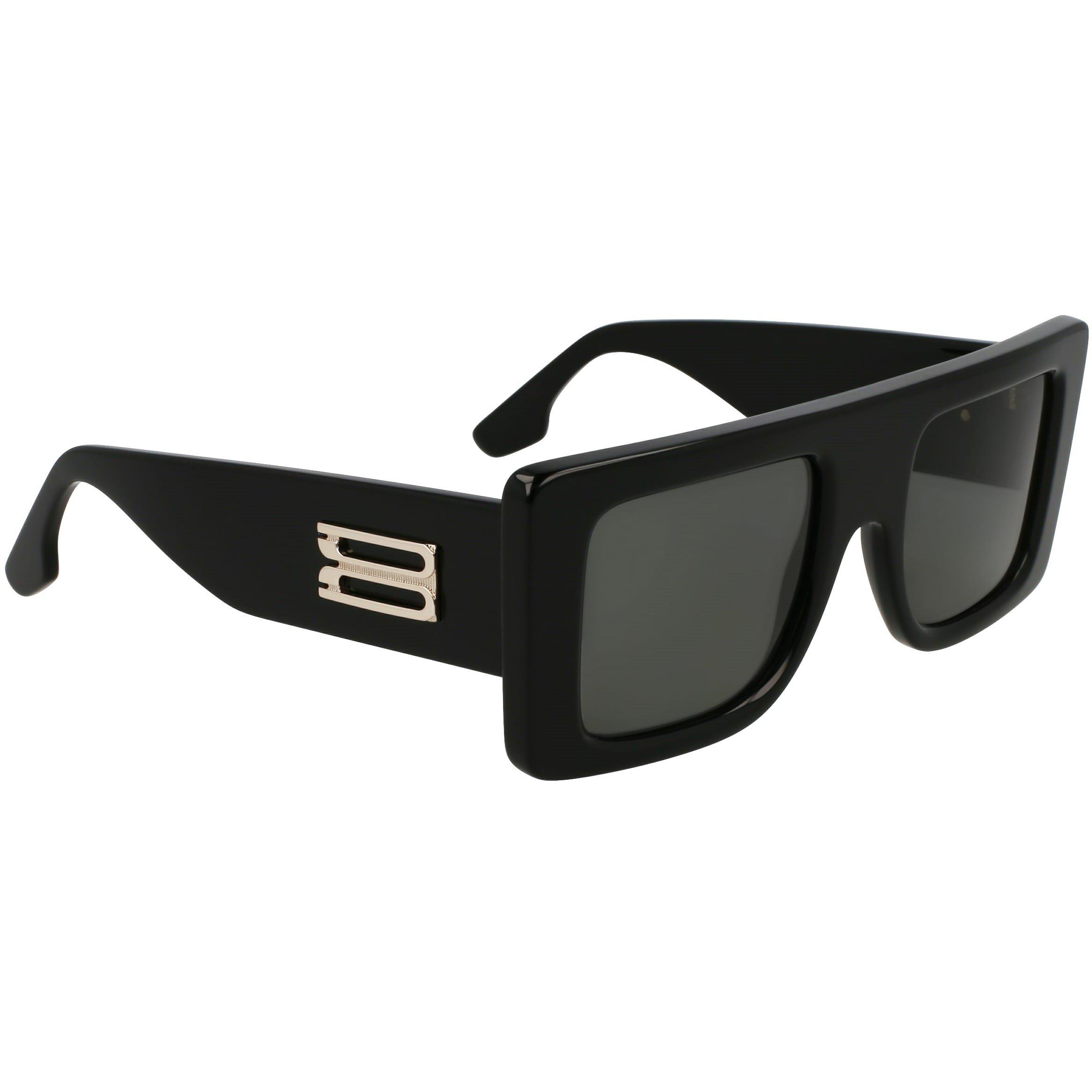 Black - Victoria Beckham - Women's VB677S Rectangle Sunglasses - 2