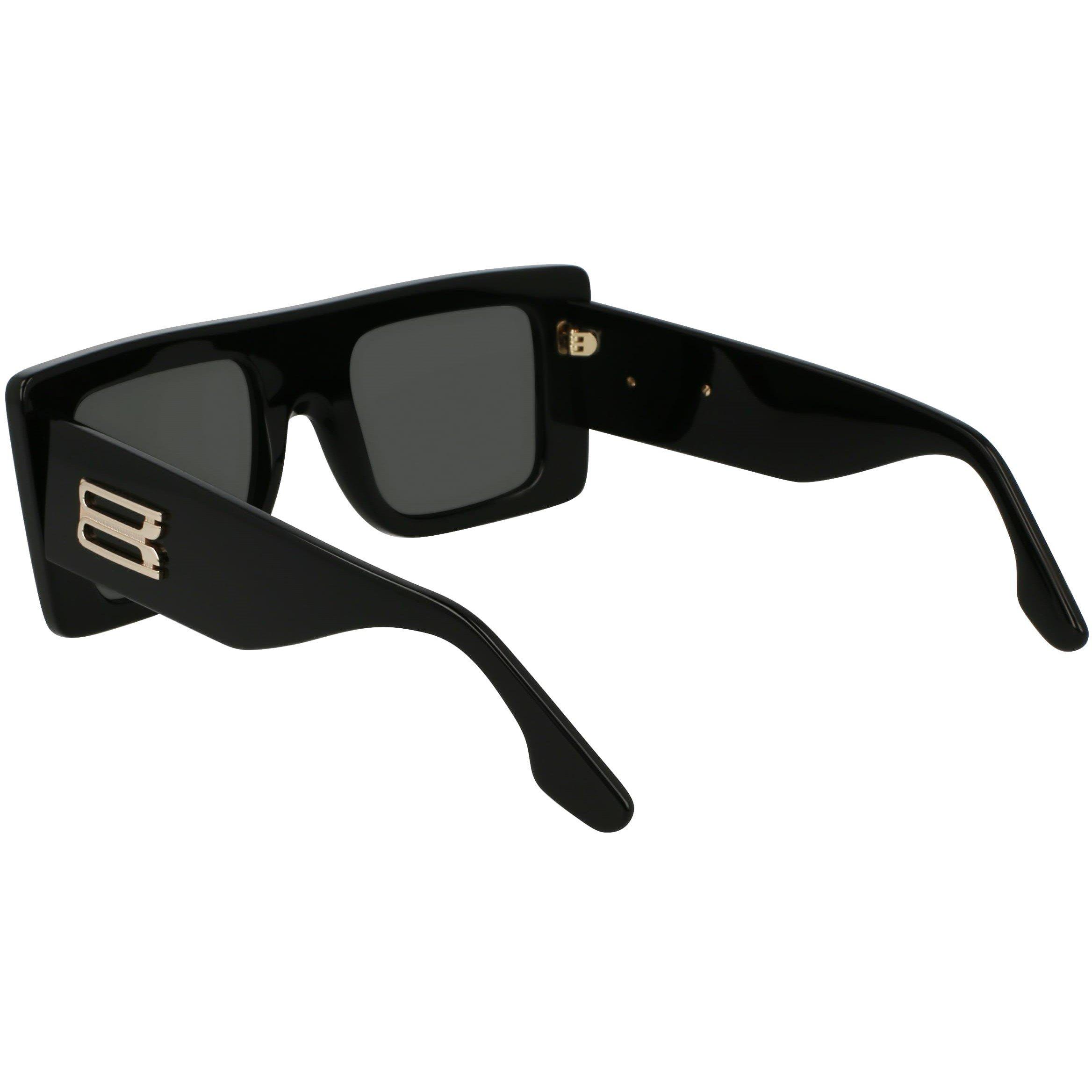 Black - Victoria Beckham - Women's VB677S Rectangle Sunglasses - 4