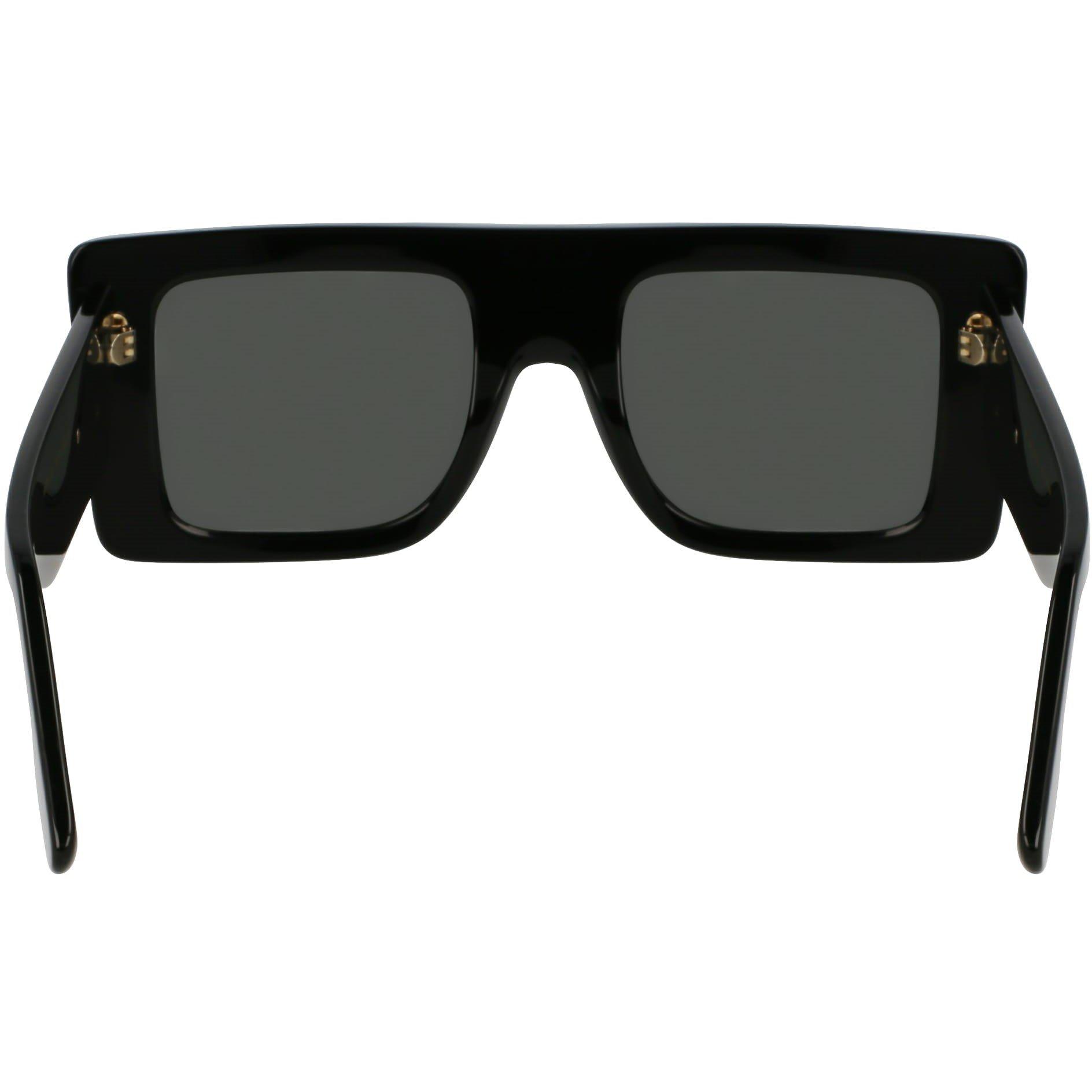 Black - Victoria Beckham - Women's VB677S Rectangle Sunglasses - 5